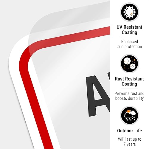 Miniatura 16 de Any Tool That Leave Out of This Shop Requires A Security Deposit No Exception Sign, 10x7 Inches, Rust Free .040 Aluminum, Fade Resistant, Made in USA