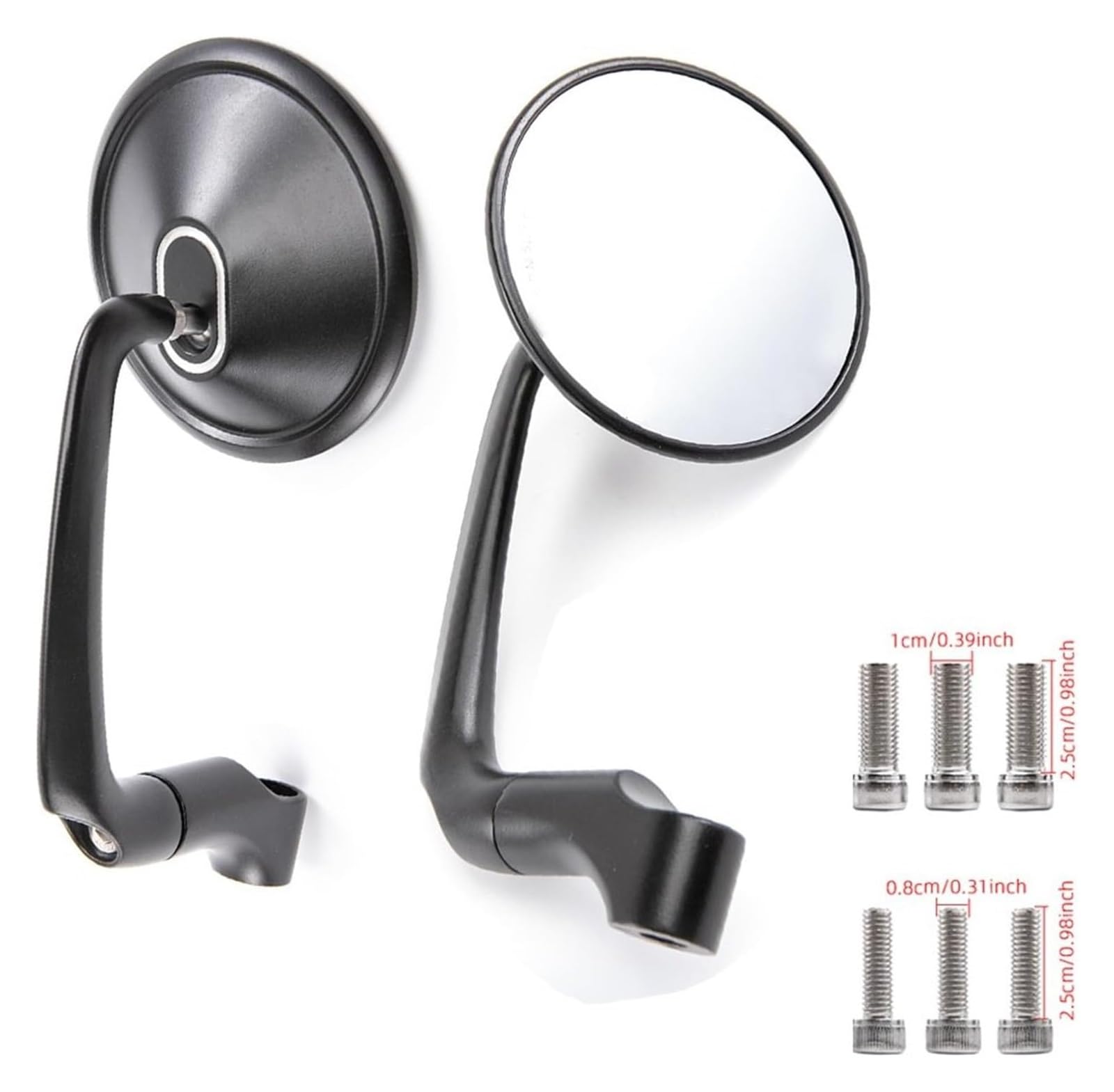 Pour Suzuki Pour GSF1250 Pour GSF600 Pour Gladius Pour SFV650 Moto Aluminium CNC Rétroviseur Rétroviseurs Latéraux Aile moto Retro Retroviseur guidon