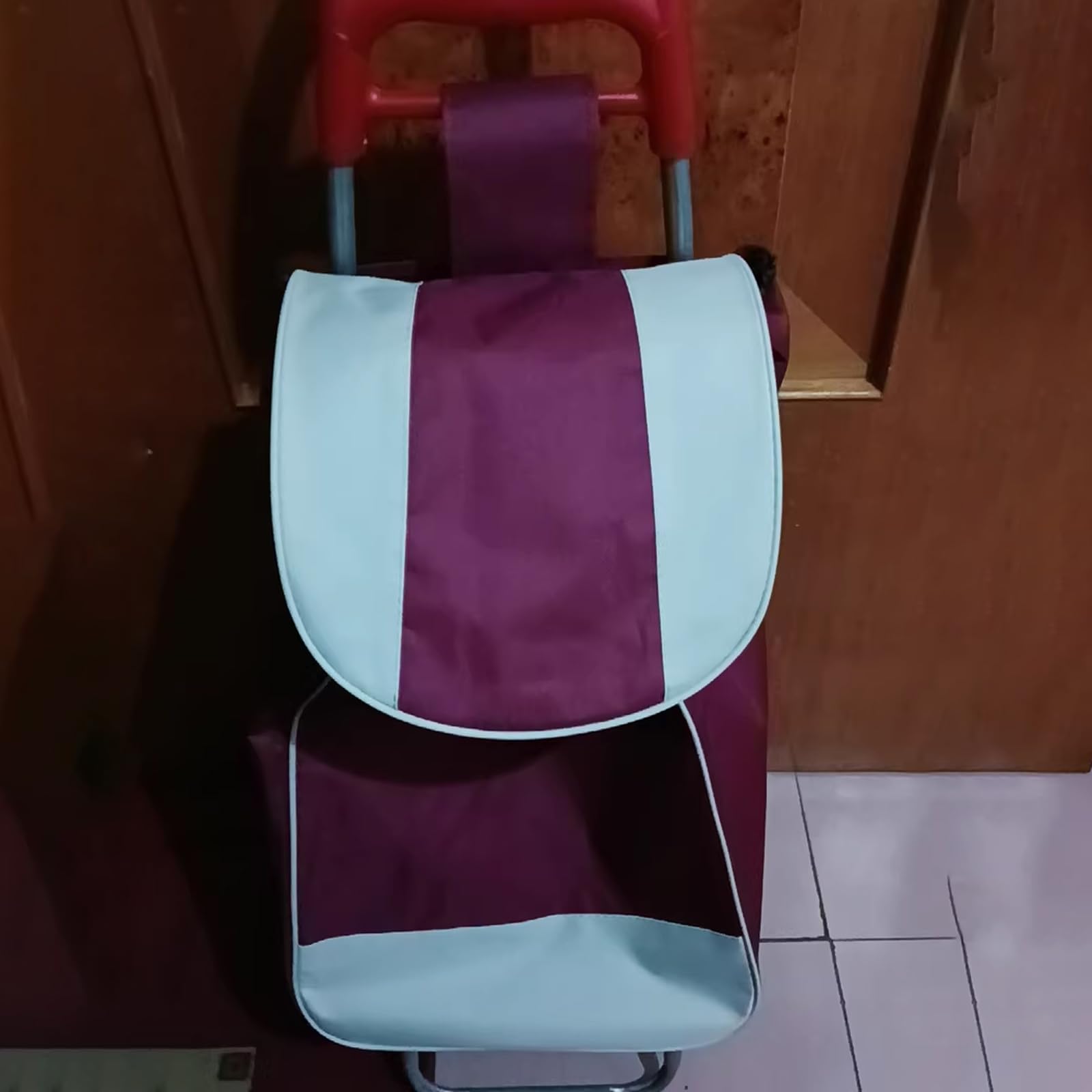 Torba zamienna do wózka o dużej pojemności – przenośna, uniwersalna, wielokrotnego użytku torba na zakupy do biura, domu i kuchni – stabilna i praktyczna konstrukcja