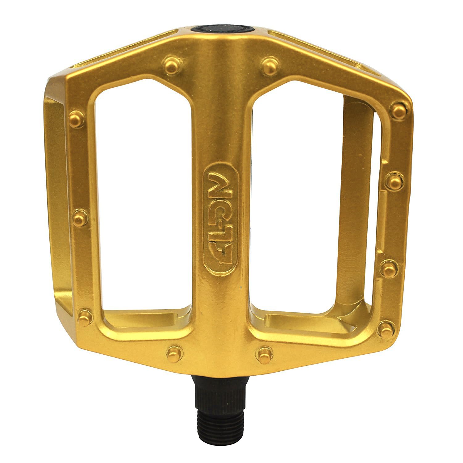 NC-17 Sudpin STD Zero Pro Platform Pedal/ Bicycle Pedals MTB/ Mountain Bike/ BMX Pedal, Aluminium, Durable, Super Lightweight, Fixed Pins gold gold : Sports & Outdoors