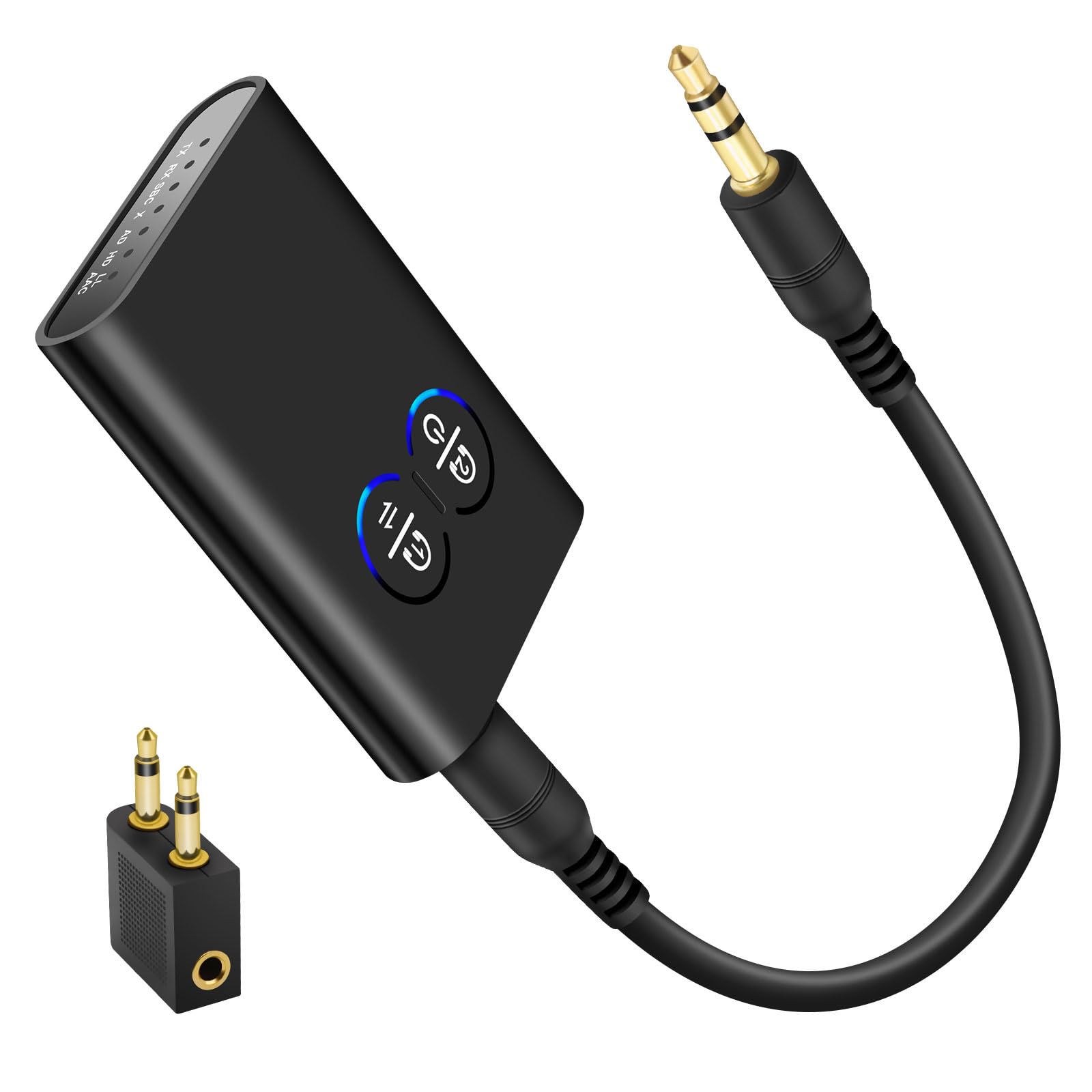 Trasmettitore Bluetooth 5.3 COSDESIRE - Con AptX Bassa Latenza E Jack AUX | Per TV E Dispositivi Audio