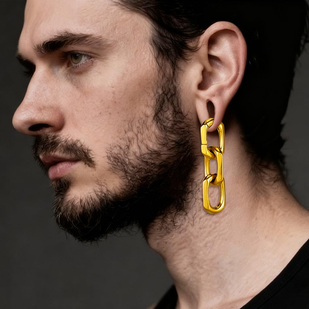 DOEARKO Peso Orejas Dilataciones Oreja Expansores de Oreja de Túnel de Acero Inoxidable Expansores Estiramiento Piercing Joyería para Hombres y Mujeres