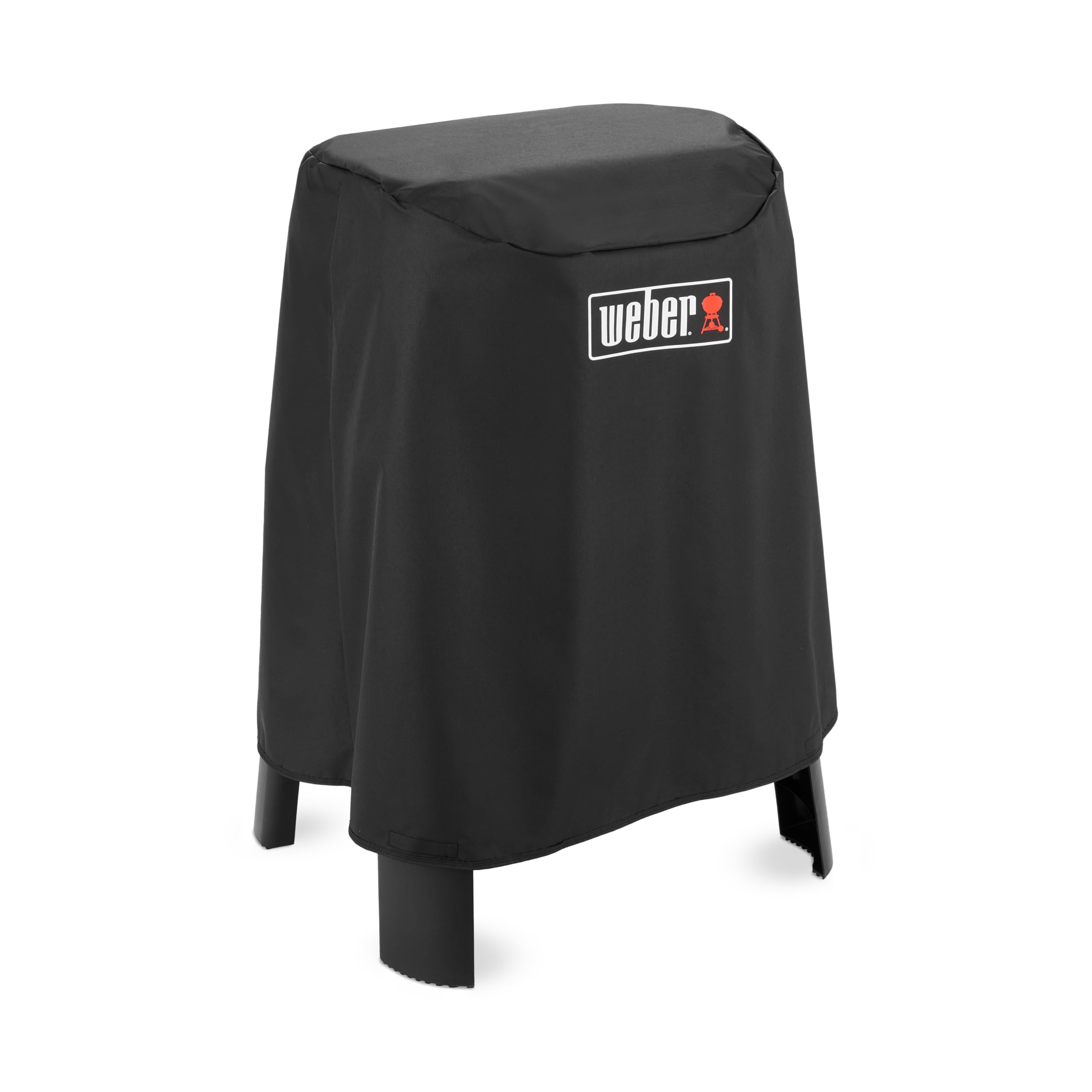 Weber Premium Grillabdeckung | Für Lumin Elektrogrill mit Stand, wasserdichtes UV-beständiges Material, strapazierfähiges Polyester mit Kordelzug