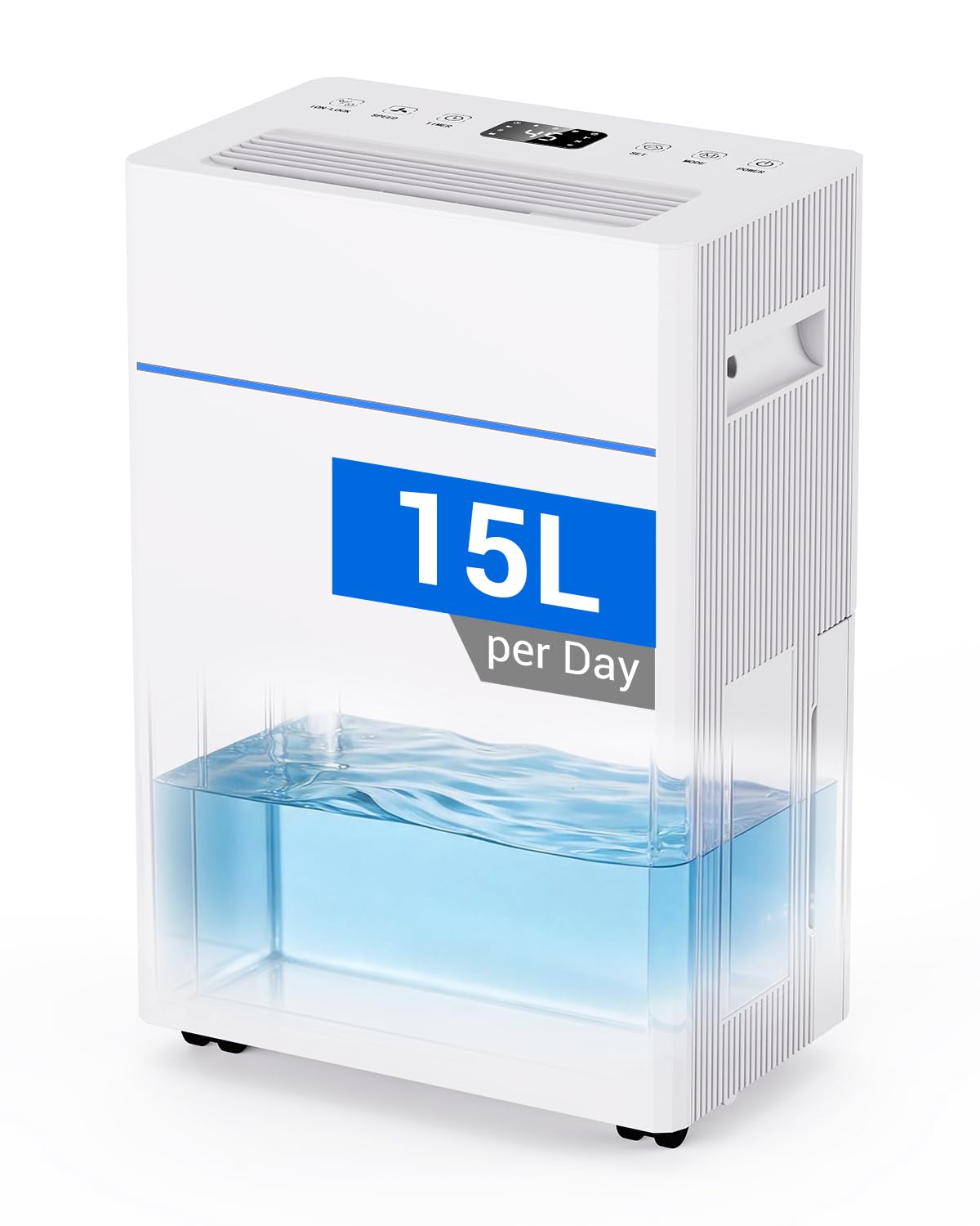 15L/Day Dehumidifiers for Home — 100m³/40m² Coverage