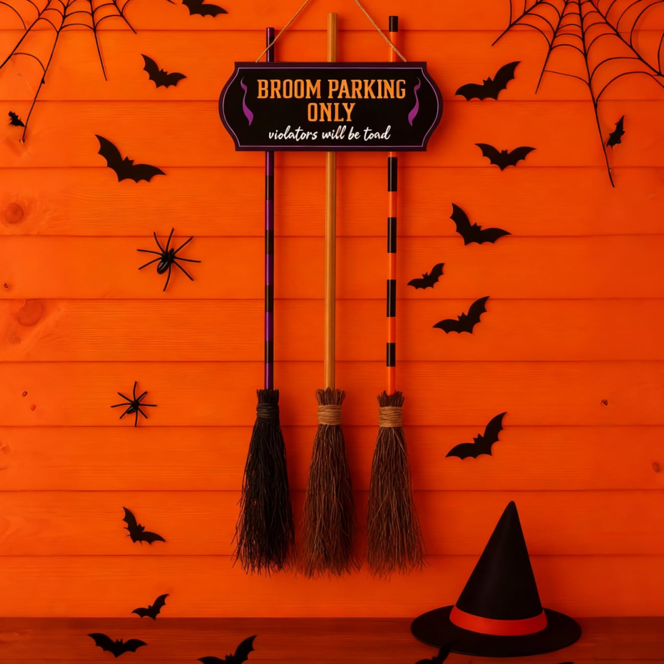 witch sign and spellbook decor product