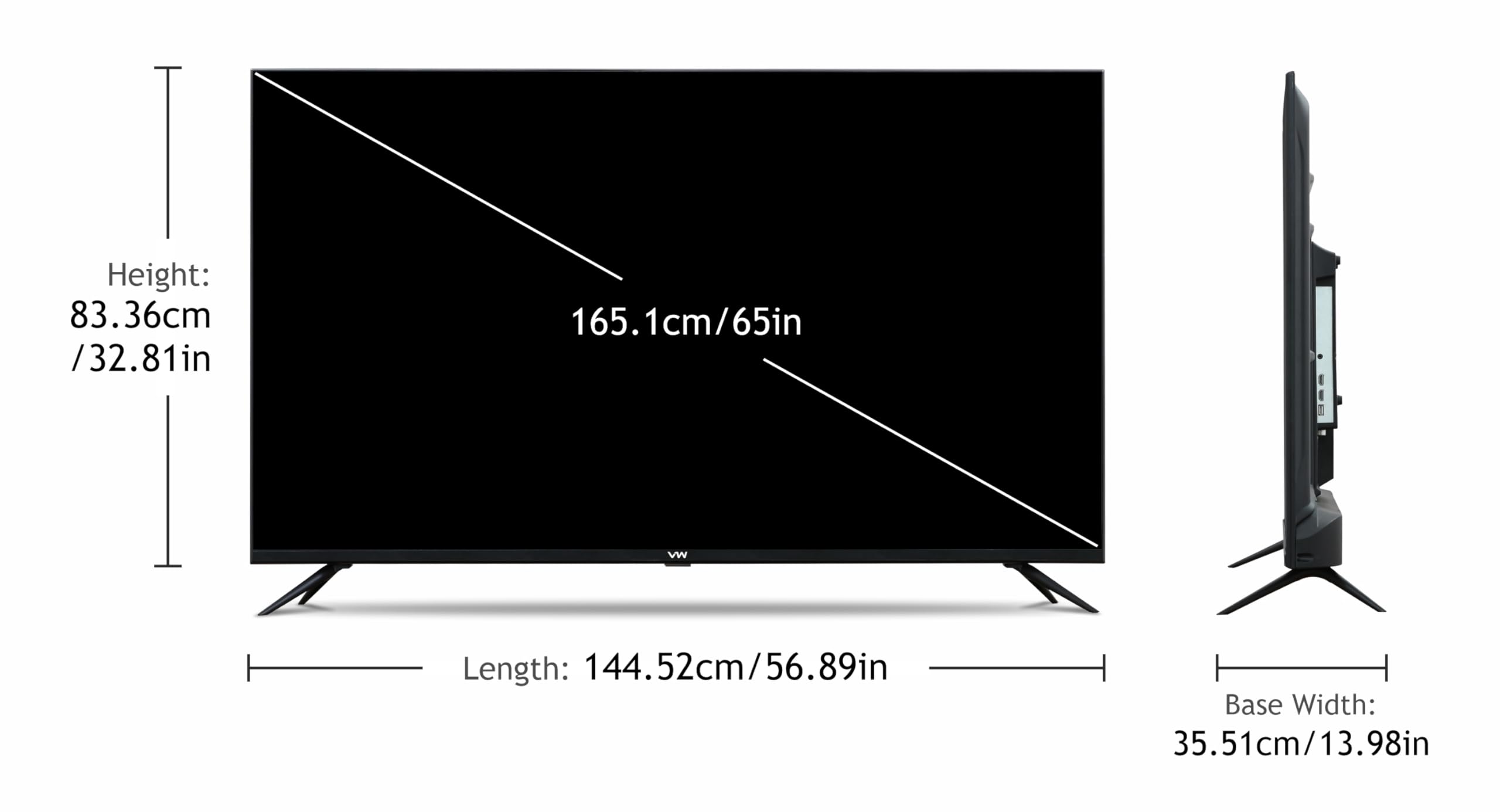 VW Visio World 165 cm (65 inches) Pro Series 4K Ultra HD Smart QLED TV VW65GQ2 — Amazon image 8