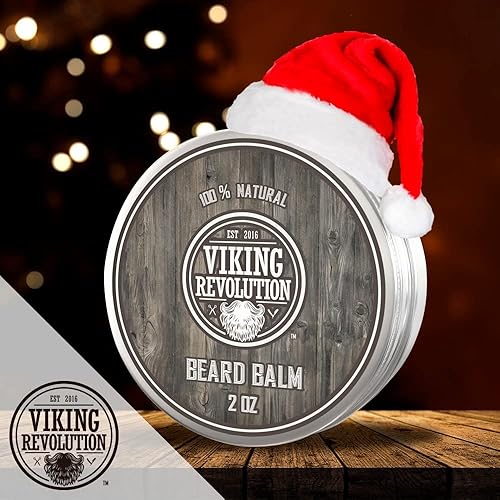 Vista 5 de BEST DEAL Bálsamo para barba con aceite de argán y mantequilla de mango, estiliza, fortalece y suaviza barbas y bigotes, aroma cítrico sin enjuague
