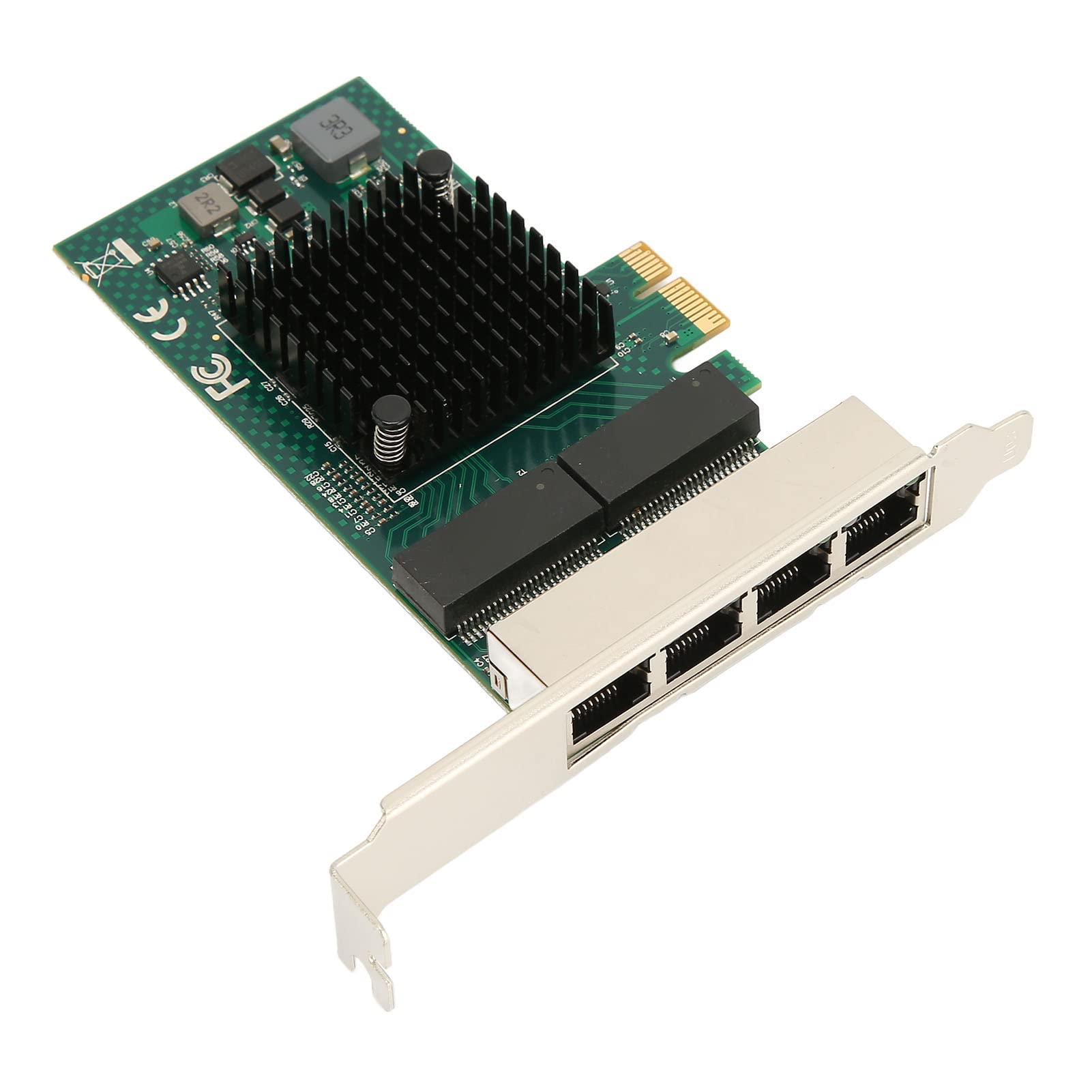 Cocoarm Carte Réseau Ethernet, 4 Ports BCM5719 PCIe