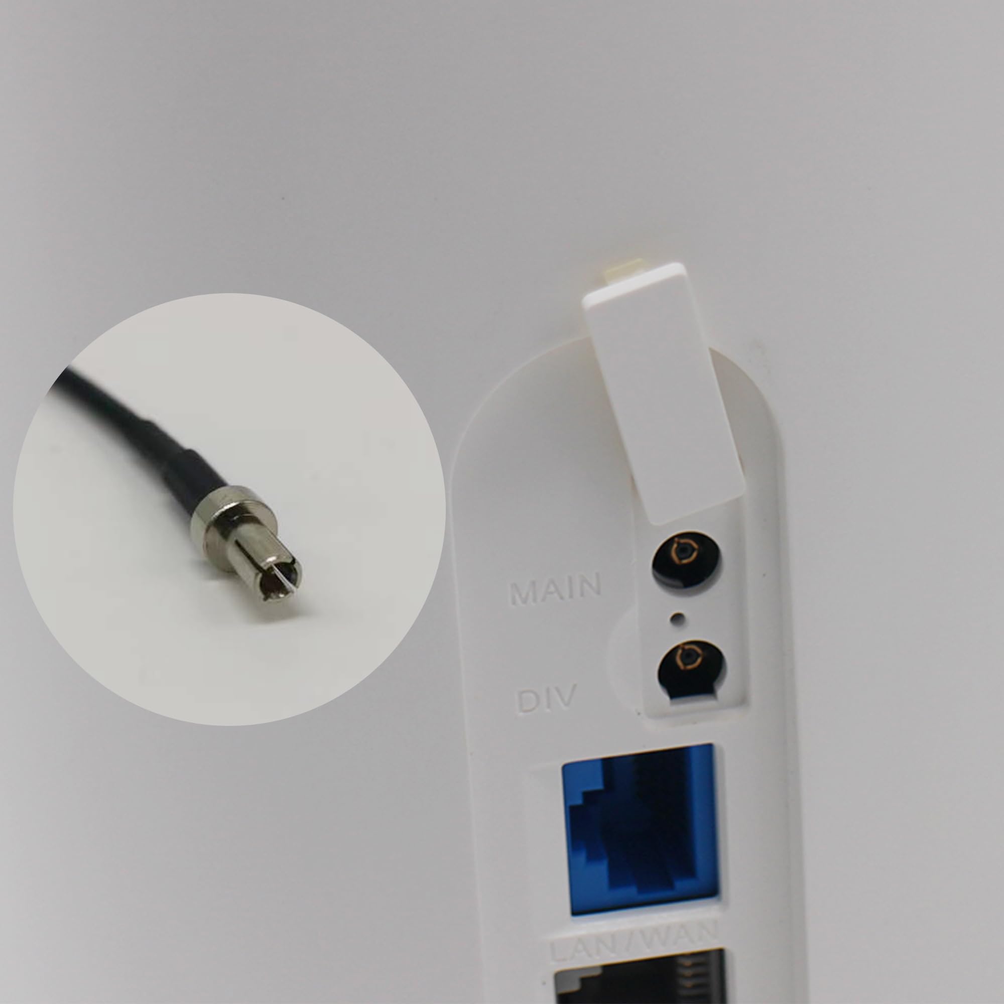 Adattatore coassiale SMA a TS9 Cavo RG316 15 cm 2 pezzi | Robusto e flessibile | Per antenne, router, modem, gateway