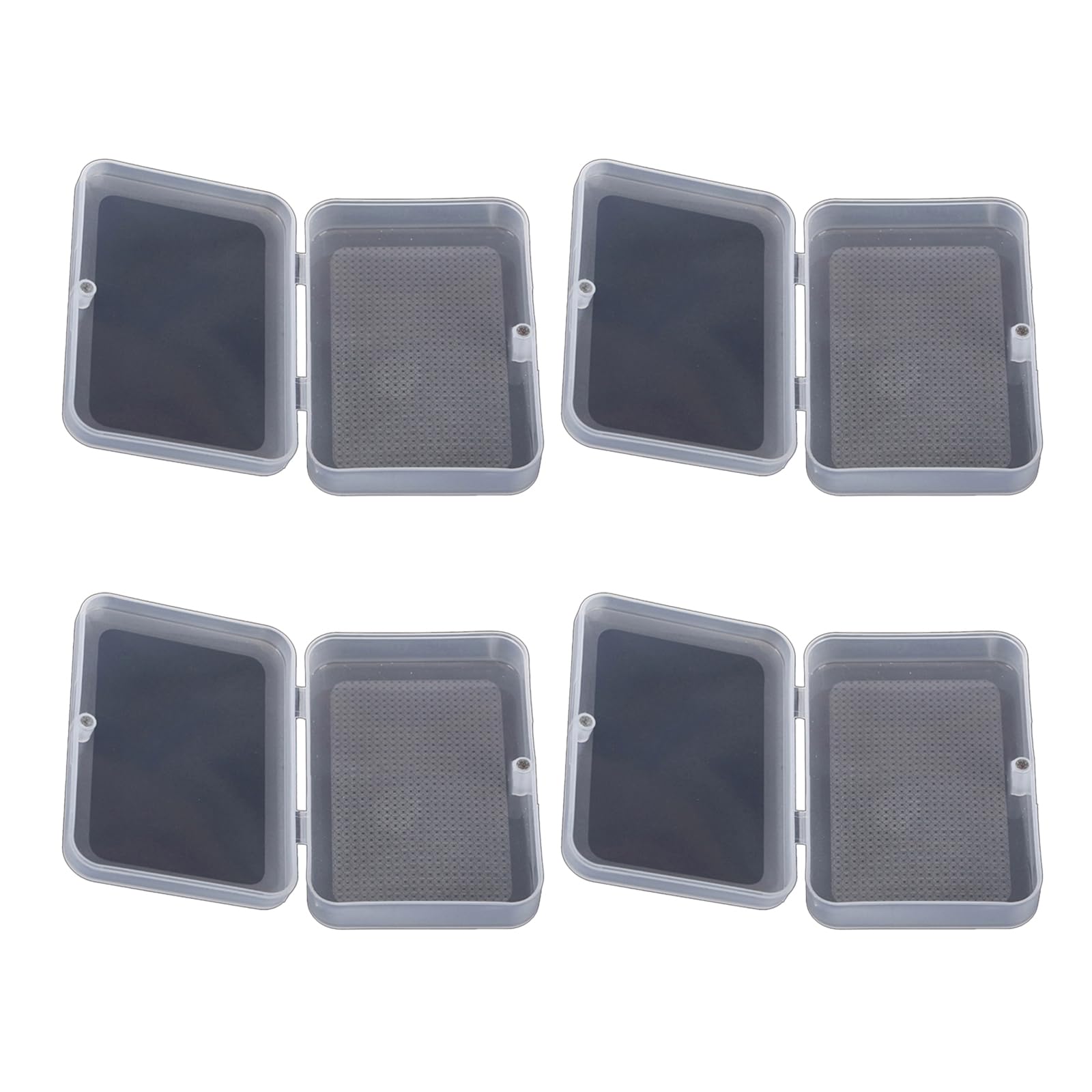 Piceioep Transparents Boxes Playing Card Container Storage Case Packing Game Card Box Board Games Cards Organizers Rectangle Storage Boxes