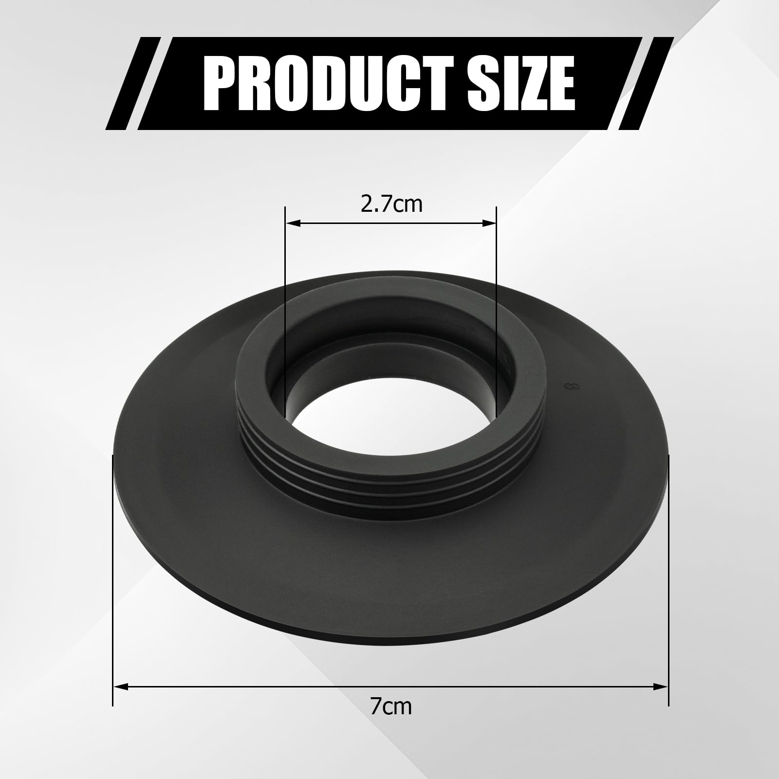 Flush Valve Seal Compatible with Ideal Standard Toilet Cistern 2Pcs - Image 2