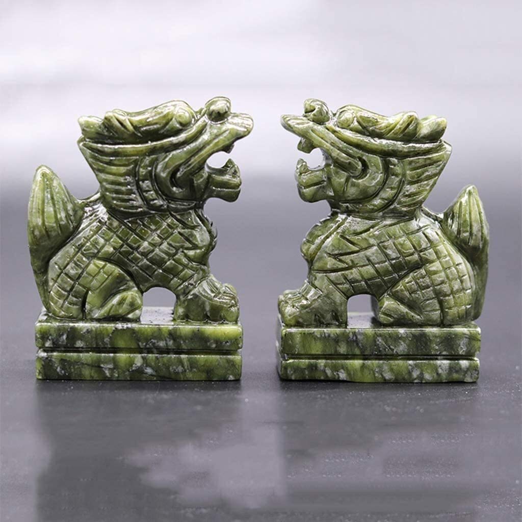 Amazon.co.jp: PiXiu/PiYao 中国風水彫像装飾樹脂装飾置物最高の繁栄を