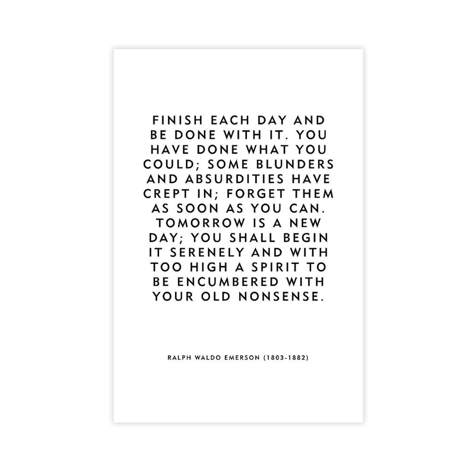 ELKPDOE Embrace New Beginnings Poster Motivational Quotes