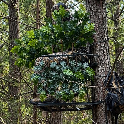 Support de branche camouflage chasse réglable résistant pour mirador extérieur - 3