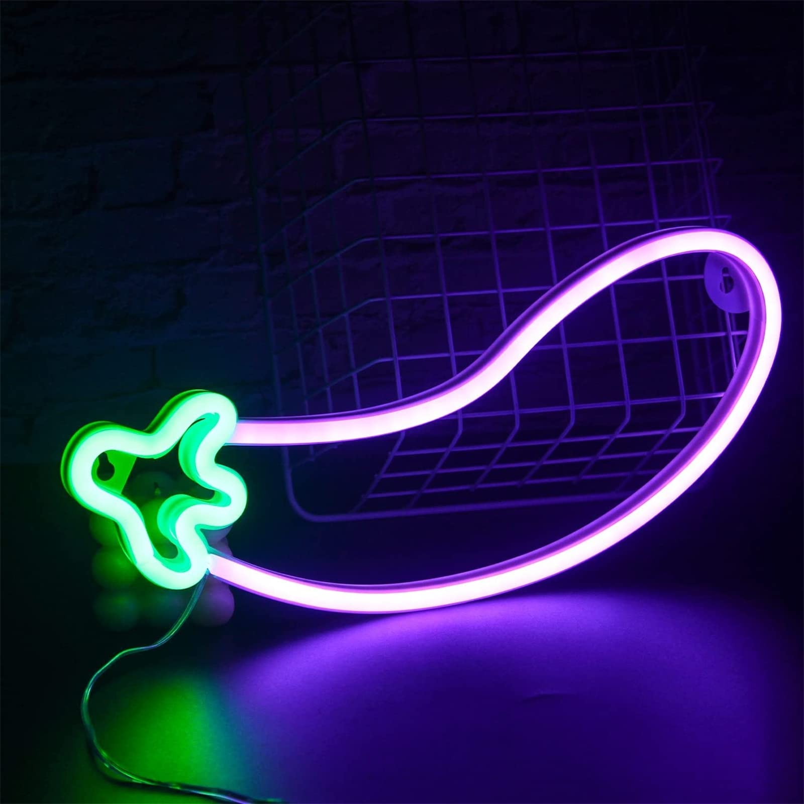 Amazon.co.jp: ナス ネオンサイン 野菜屋 LEDライト ナス ネオンライト