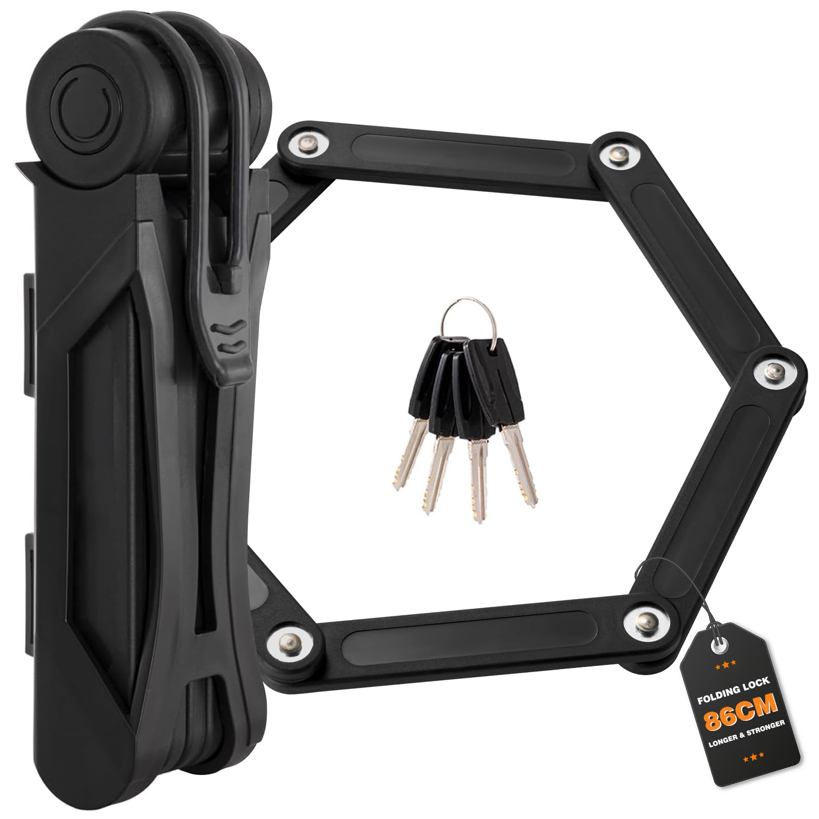 ZEIXIHY Heavy Duty Folding Bike Lock