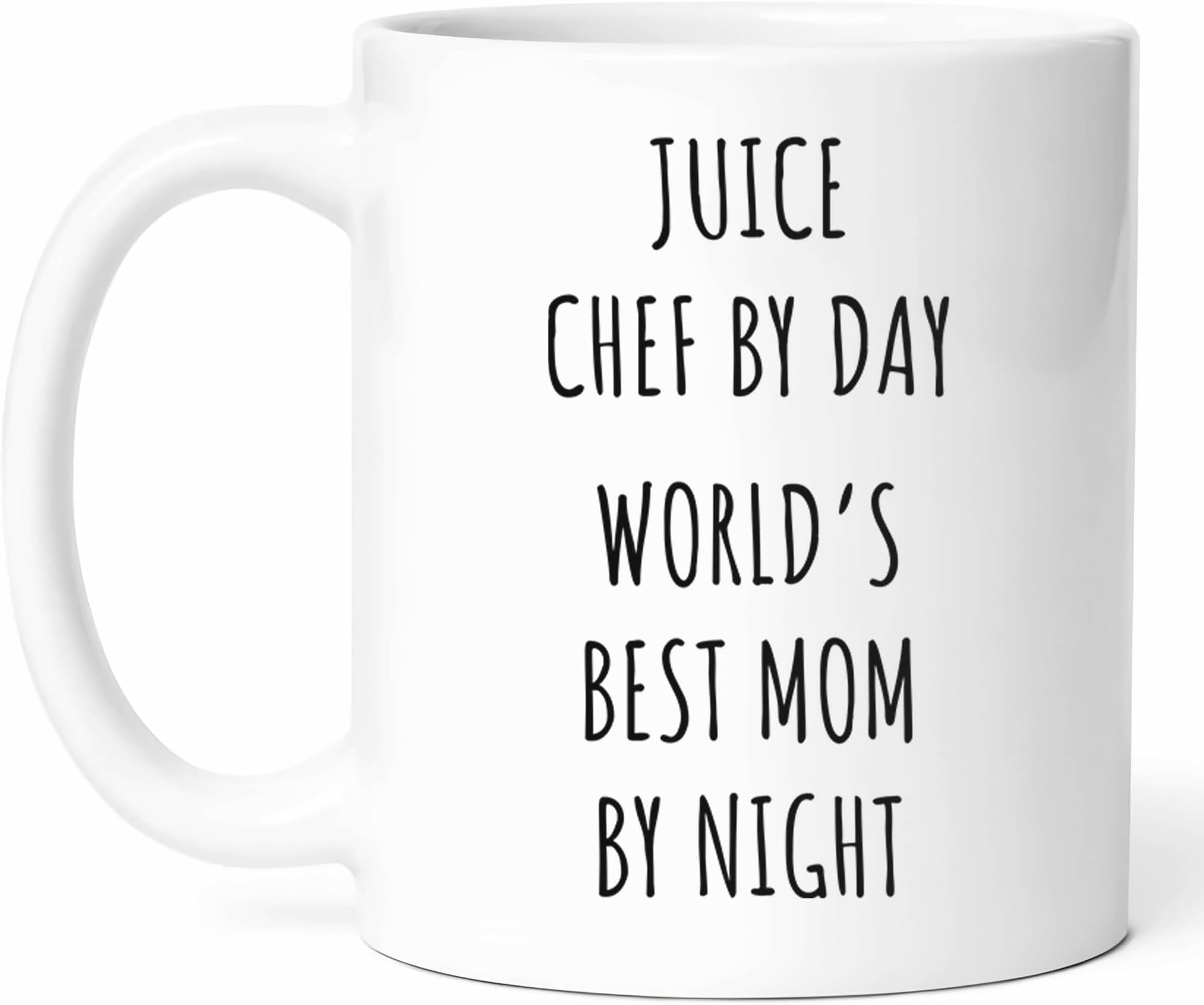 Juice Mom Chef Mug - Beverage Creator Coffee Cup - Refreshing Drink Funny Gift From Family - Healthy Lifestyle Tea Mugs - Fruit Cups - 11 Oz Ceramic Gifts For Health Conscious, Birthday, Him, Her