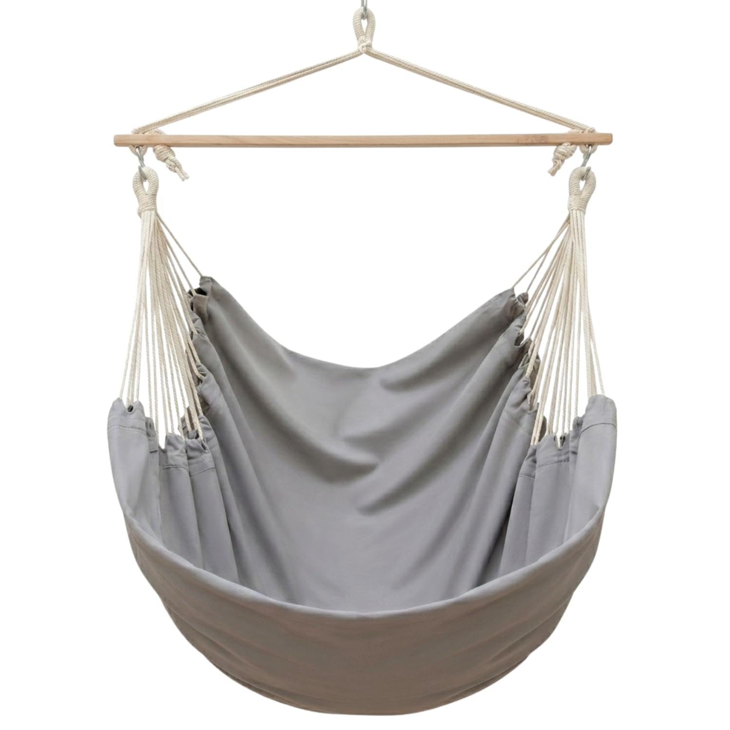 AMANKA Innovativa XXL Sedia Sospesa di Tela 185x130cm Sedile Sospeso Grigio