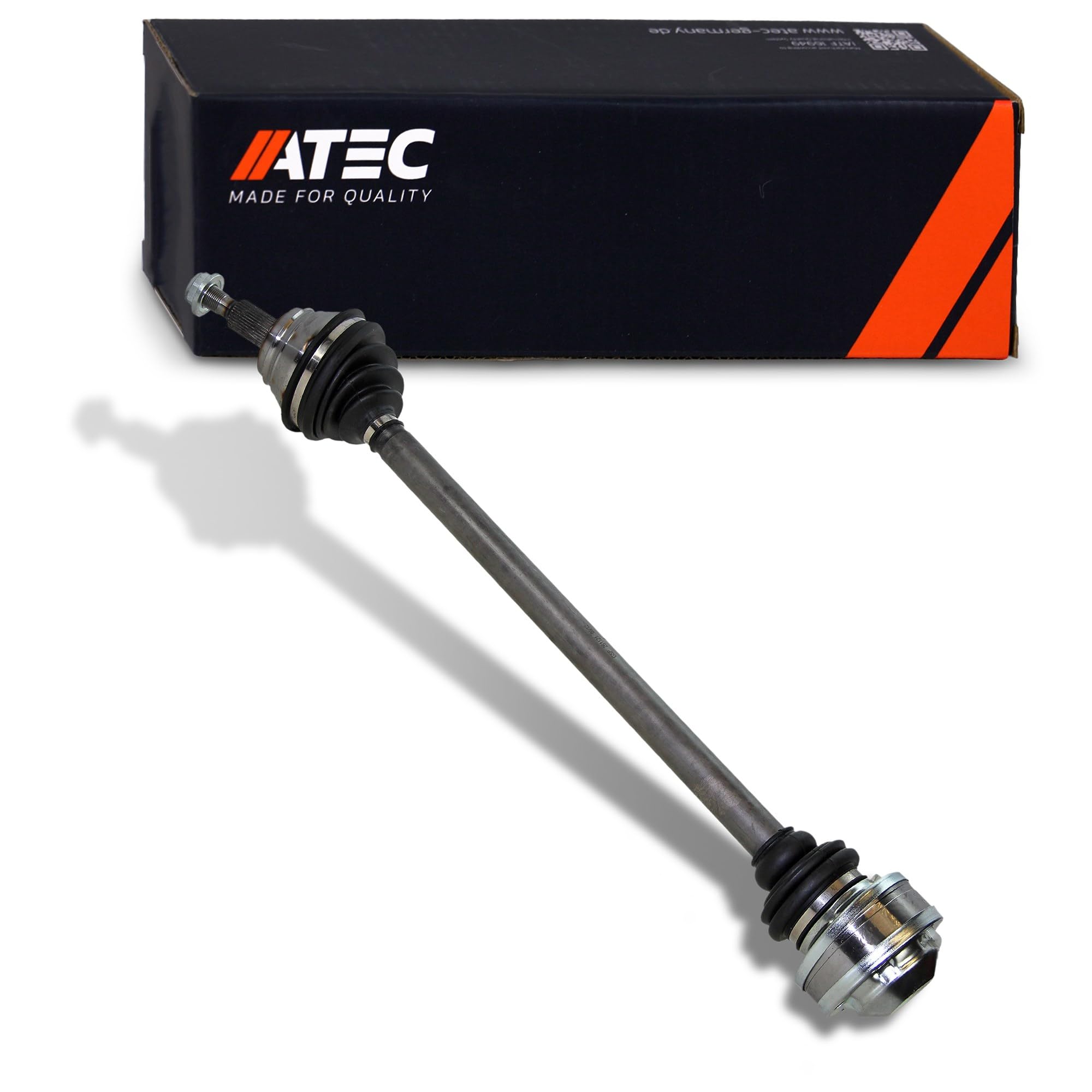ATEC Germany 1x Eje de transmisión delantera derecha eje de transmisión Compatible con AUDI A3 (8L1), SEAT LEON (1M1), SKODA OCTAVIA 1 estate (1U5), VW BORA I (1J2)(1J6), GOLF 4 (1J1) (1J5)