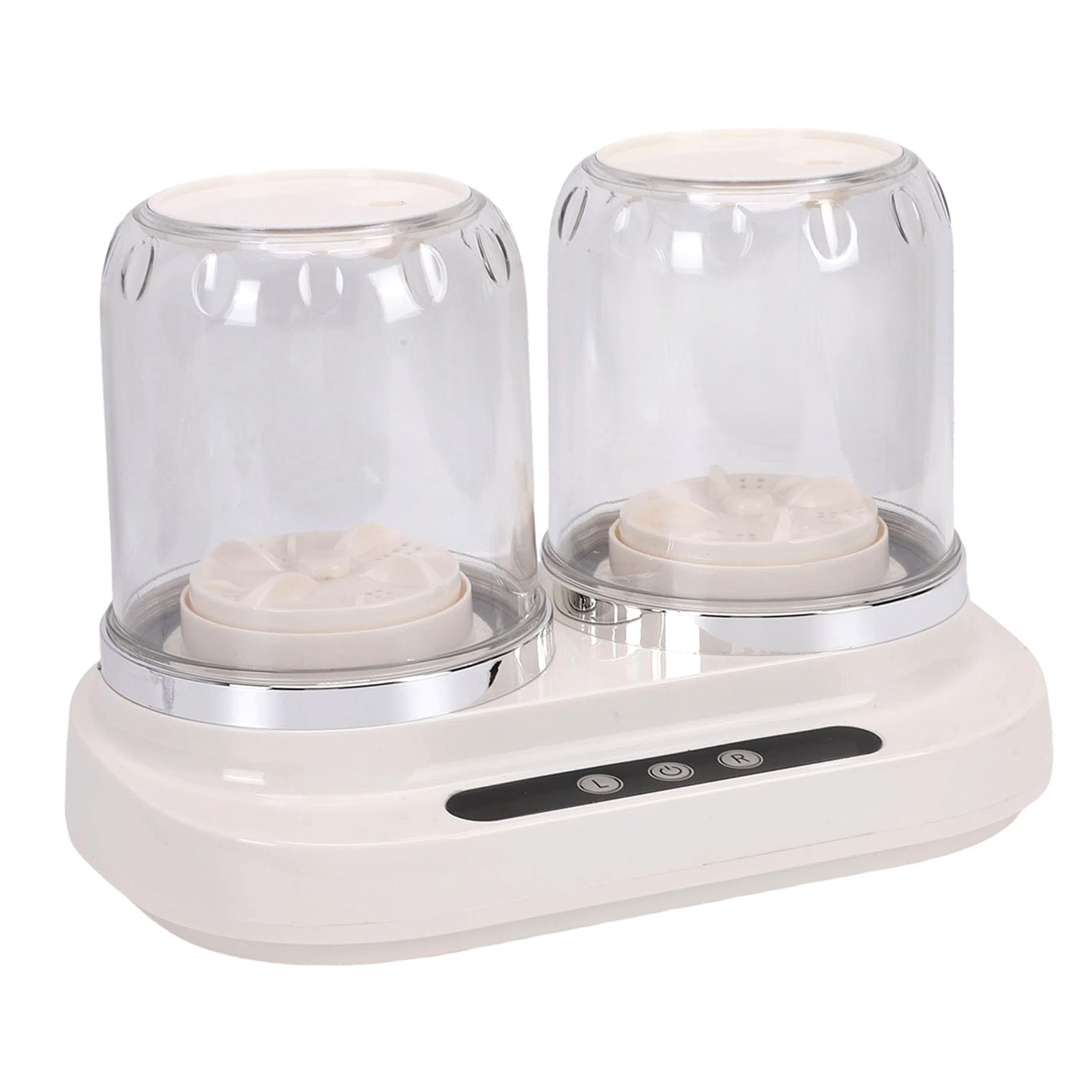 Mini Lavadora Portátil USB Recargable Doble Tina Lavadora de 2L con 3 Modos de Lavado Limpieza ABS PC para Ropa Interior Calcetines Ropa de Bebé Dormitorio de Viaje RV