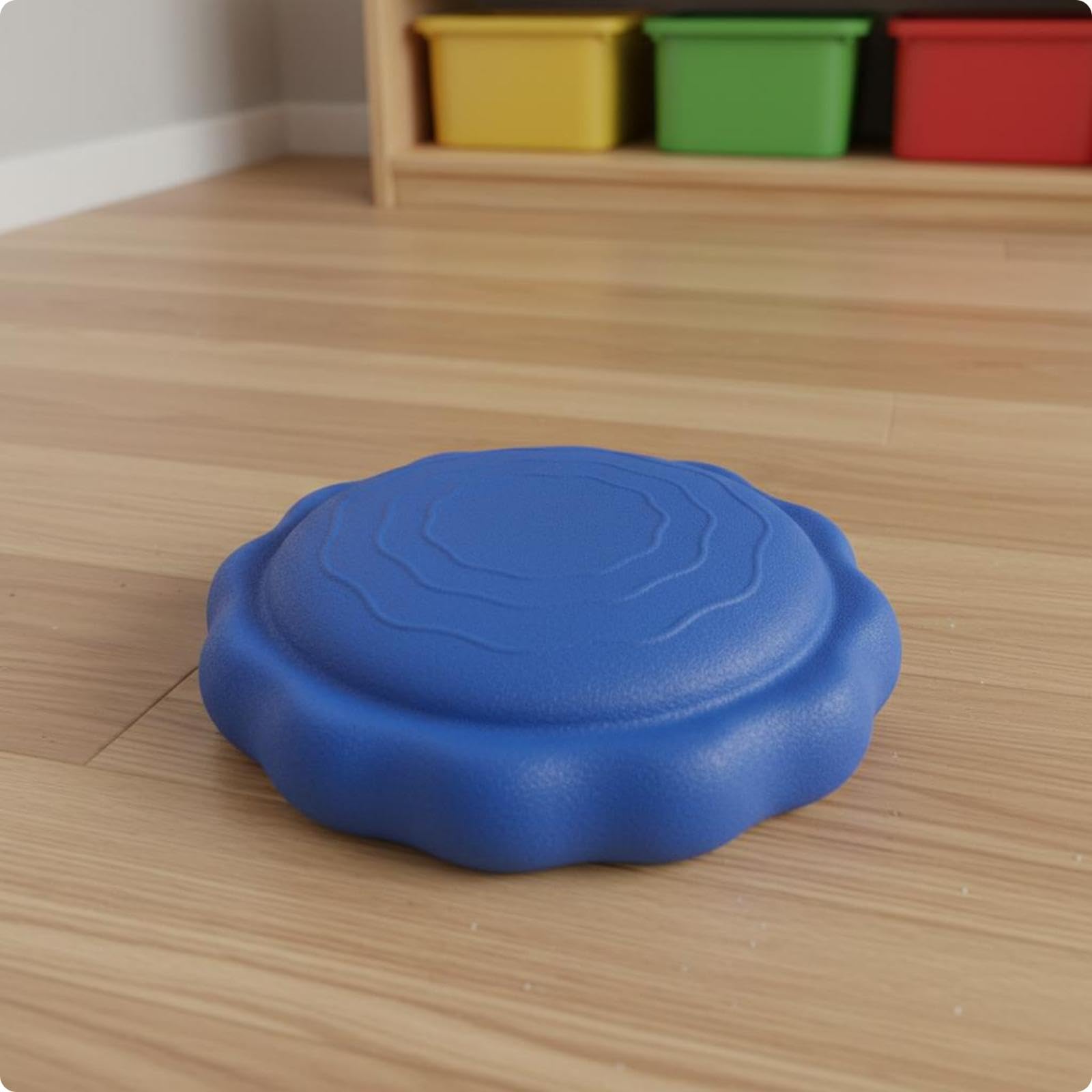 Wave Stepping Stone Textured Sensory Stepping Pads Rounded Edges Foam Stepping Block Blue Wave-image-5