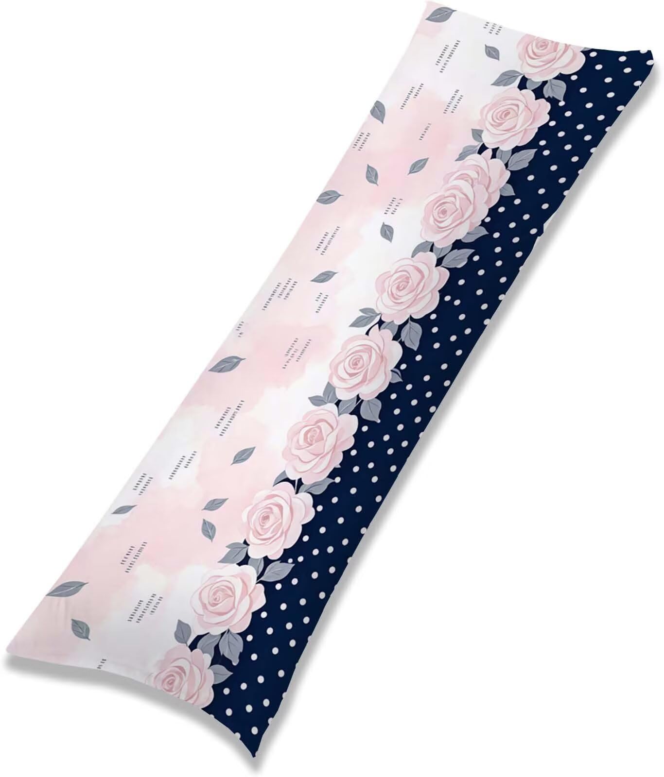 Pink-41 Seitenschläferkissen bezug 55 x 160 cm Schwangerschaftskissen Samt | Modern-3 Langes Kissenbezug mit Unsichtbarer Reißverschluss XXL Kissenbezug Komfortkissen für Bett Sofa Deko j-167