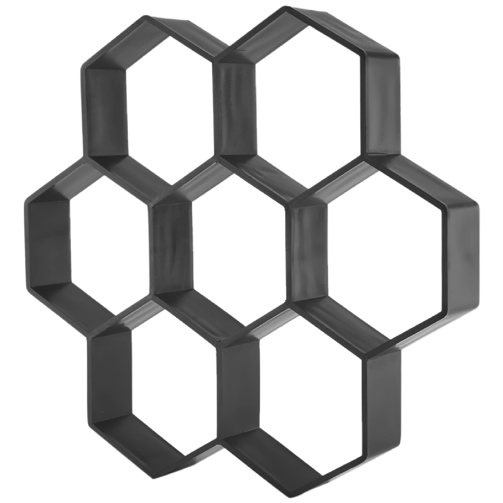Icechen Black Diy Patio Maker Stepping Stone Concrete Mold Reusable Path Maker Mold Paving Stone 30 * 30Cm