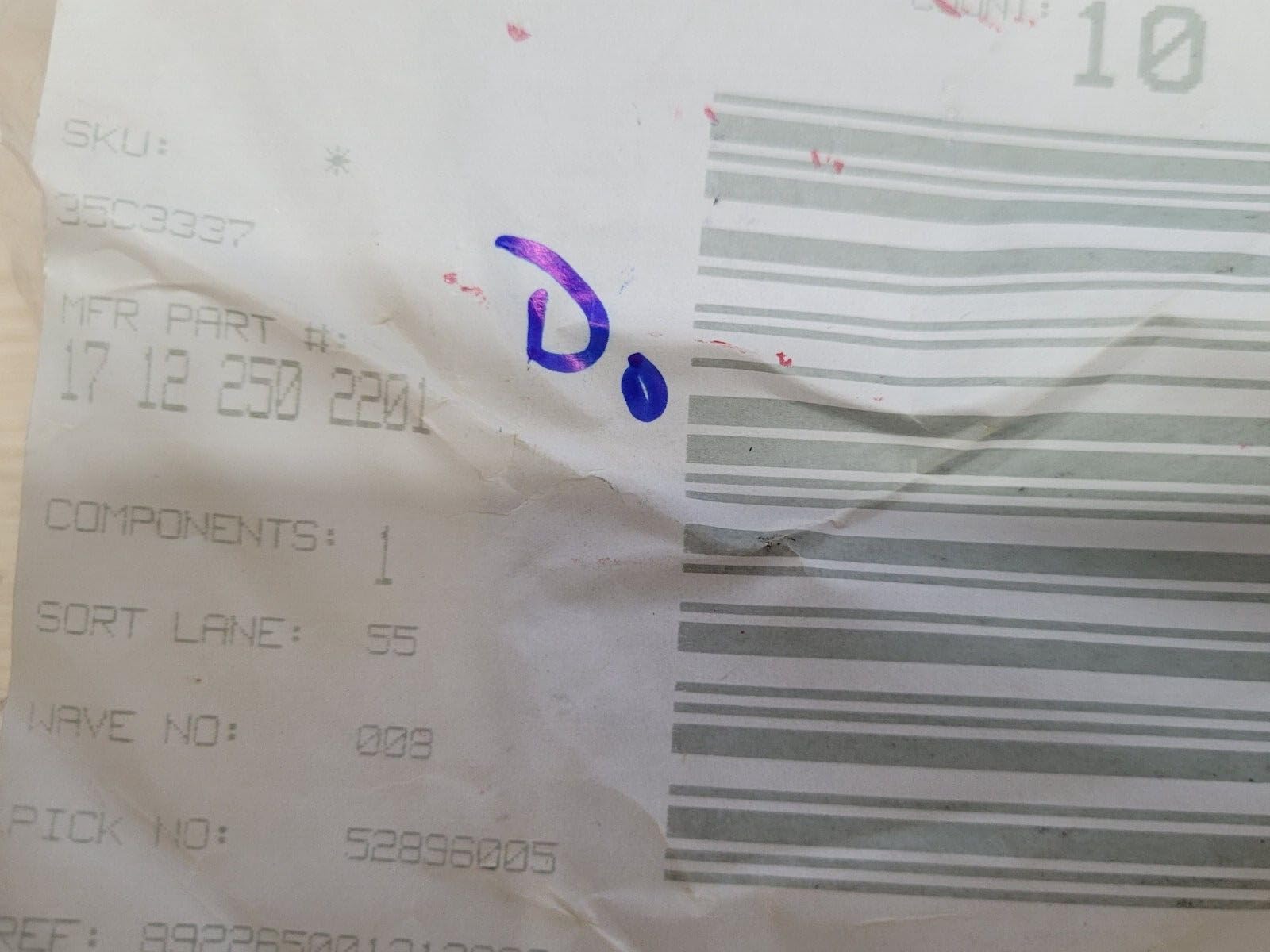 (10 PC) 17 12 250 2201 HARTING