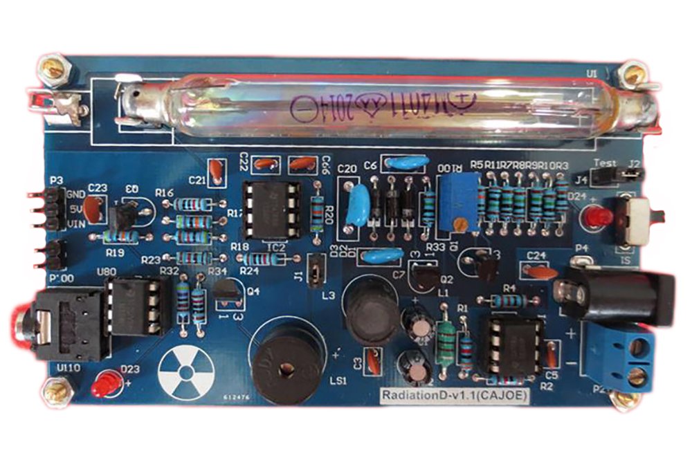 Electric MagicPortable Handle Geiger Counter 0.01 μSv/h DIY Kit Nuclear Radiation Detector with Miller GM Tube Gamma Beta Ray Suit for Arduino