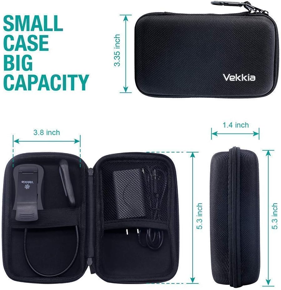 Vekkia LED Book Light Set Series, Travel Case,Cable,Wall Charger Incl.) - - 