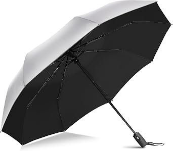 ZOMAKE UV Umbrella for Sun Protection UPF 50+,43/46 Inch Travel Compact Sun Umbrellas UV Blocking Small Auto Open Portable for Walking
