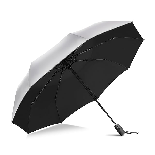 ZOMAKE UV Umbrella for Sun Protection UPF 50 Travel Compact Sun Umbrellas UV Blocking Small Auto Open Portable