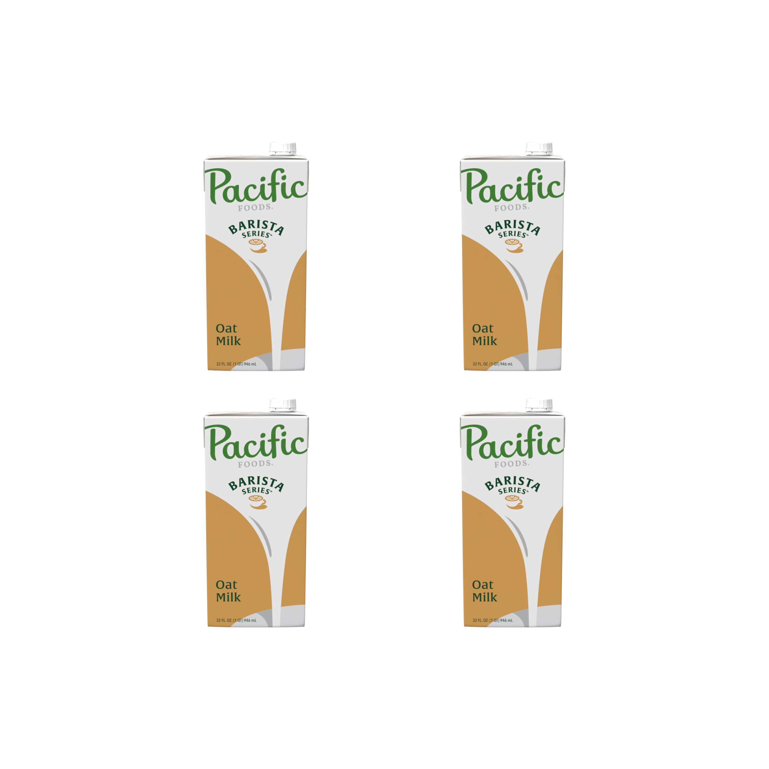 Pacific Foods Barista Series Original Oat Milk, Plant Based Milk, 32 oz Carton (Pack of 4)