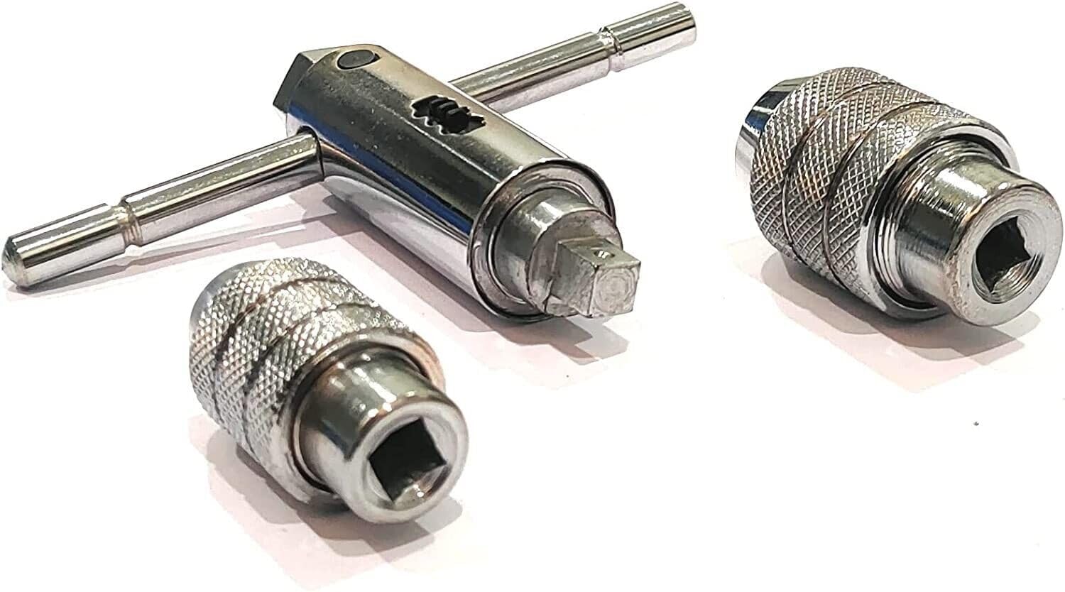 TAP WRENCH RATCHET TYPE WITH INTERCHANGEABLE HEADS
