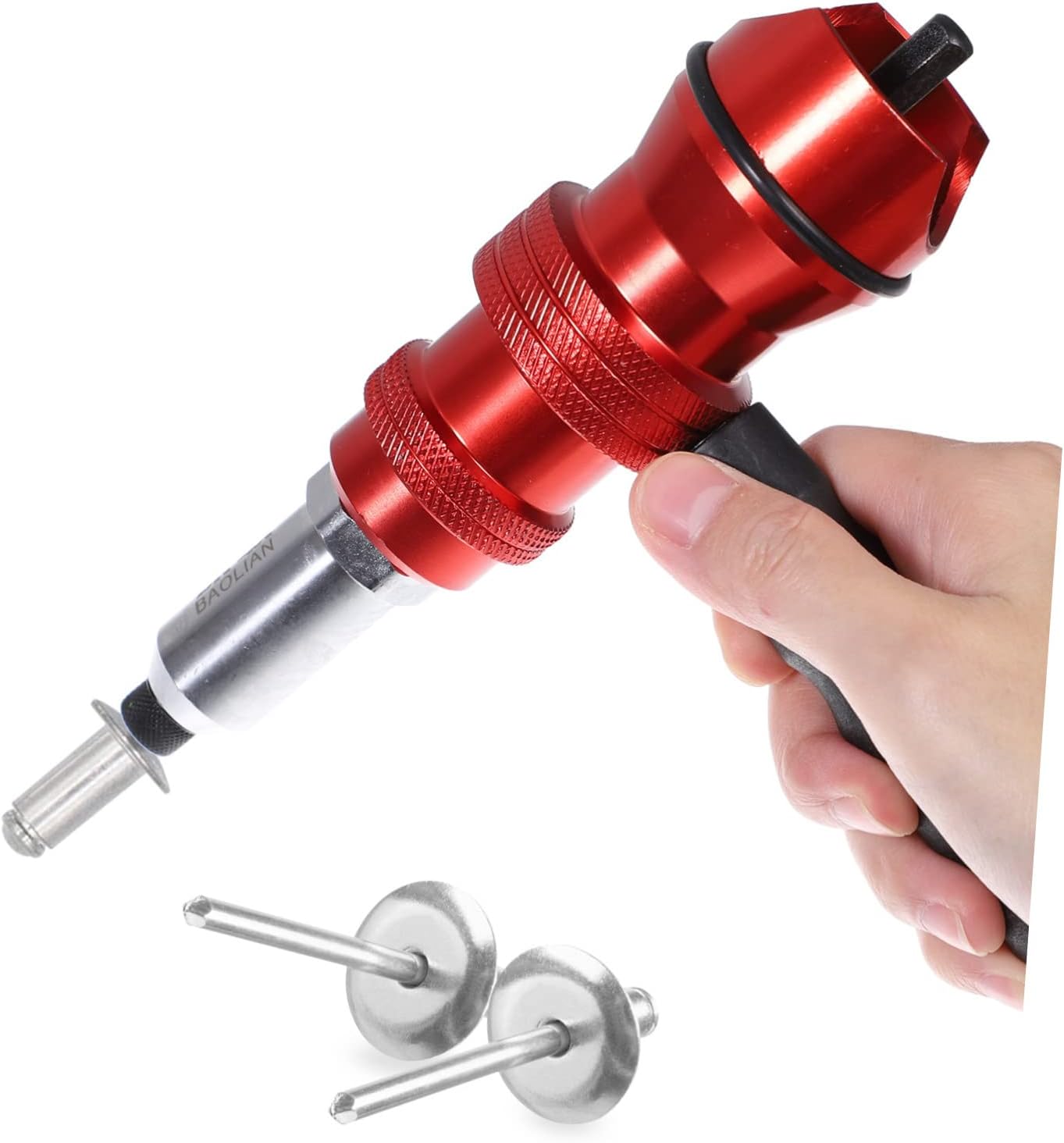ARTIBETTER 1set Cordless Rivet Tool Adapter Aluminum Alloy Electric Rivet Connector for Drills Easy Install for Efficient Auto Repair