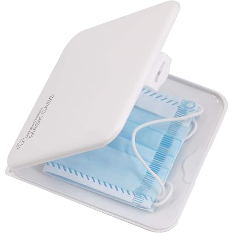Mask Storage Case, Mask Organizer for Recyclable, Dust Mask Storage Box for Pollution Prevention