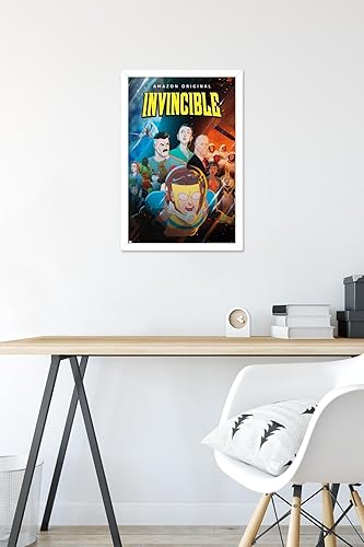 Miniatura 6 de Trends International Invincible - Póster de pared de una hoja, 14.72 x 22.37 pulgadas, versión enmarcada en blanco