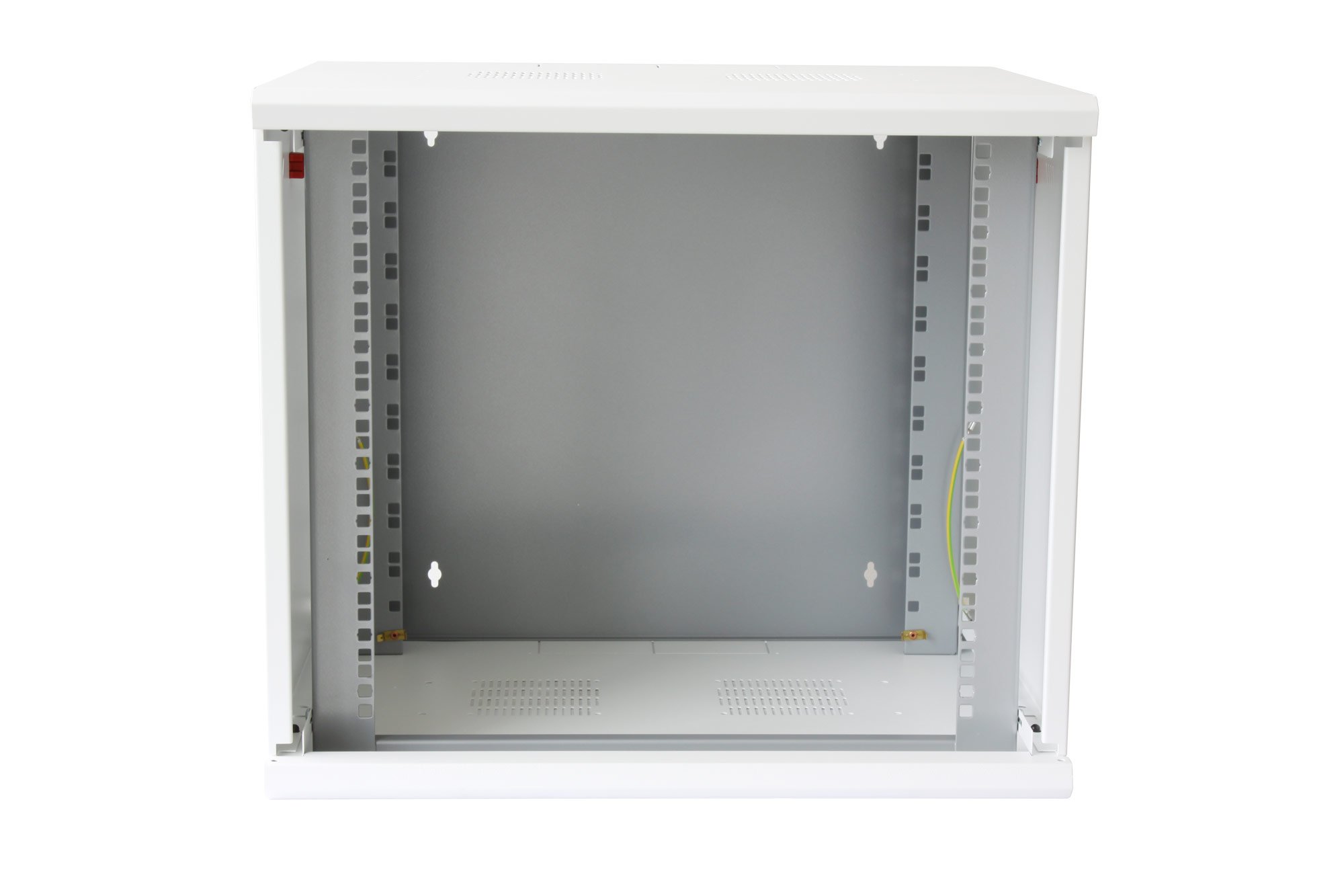 Techly Professional 105001 Armadio Rack 19" a Muro 10 unità Sezione Unica Prof. 500mm Bianco Bianco