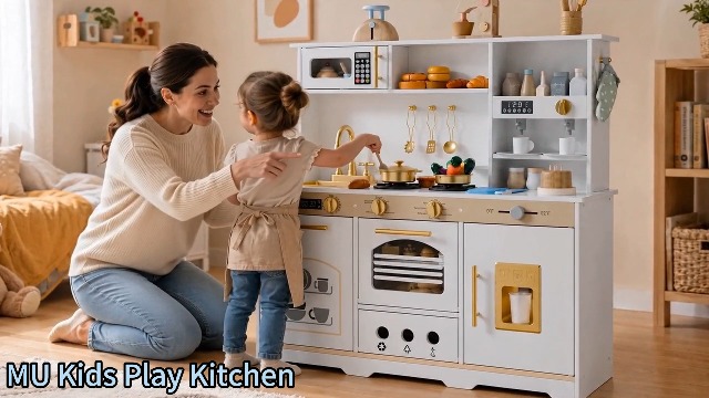 Amazon.com: Play Kitchen Set, Kids Kitchen Playset with 21 Fun