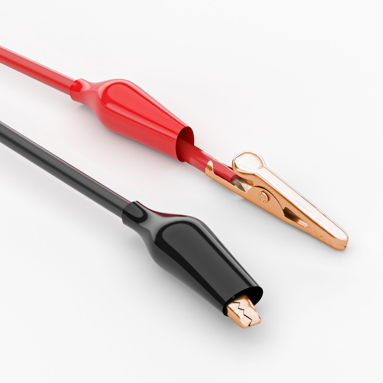 Bananenstecker zu Krokodilklemmen Prüfschnur Kabel für Tester Multimeter R+B eBa