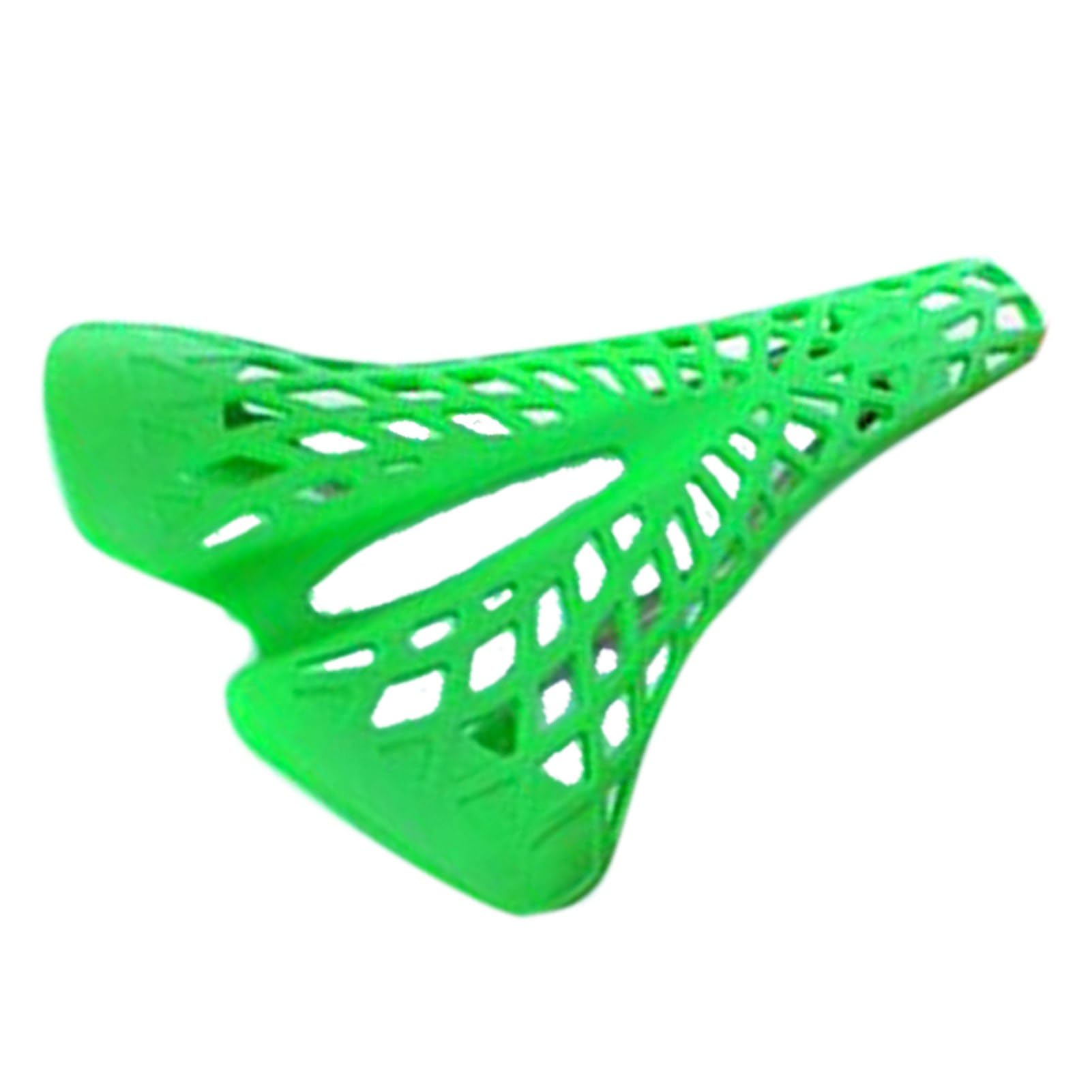 Naroote Bike Spider Cushion, Ultra Lightweight Engineering Plastic Seat Saddle, 40 Diversion Holes with 24 Degree Downward Design, Ideal for Mountain, Road & Track Bike (Green)