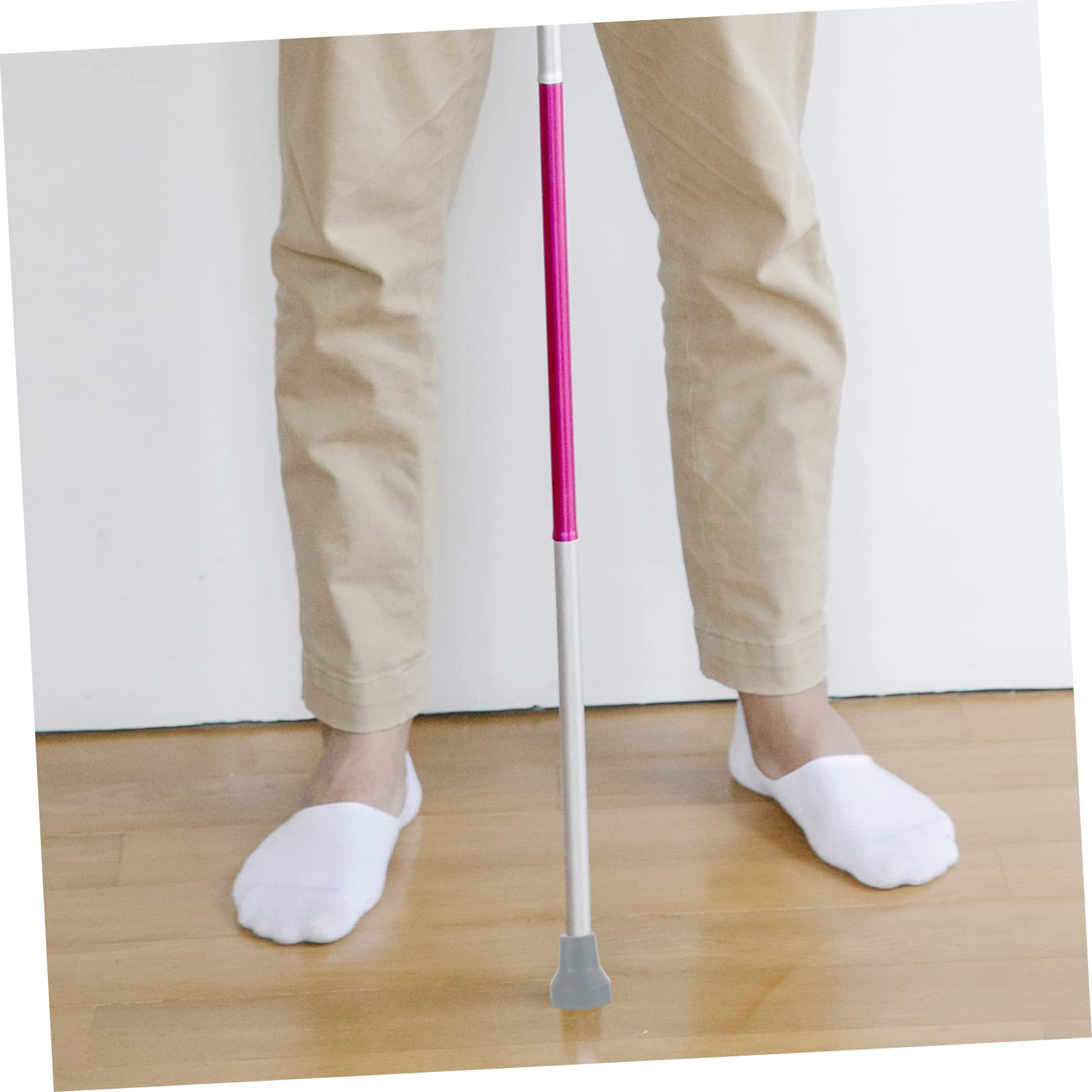 FOMIYES Rubber Crutch Sleeve 4pcs Non-Slip Crutch End Mat Elderly Crutch Tips Walking Stick Accessories