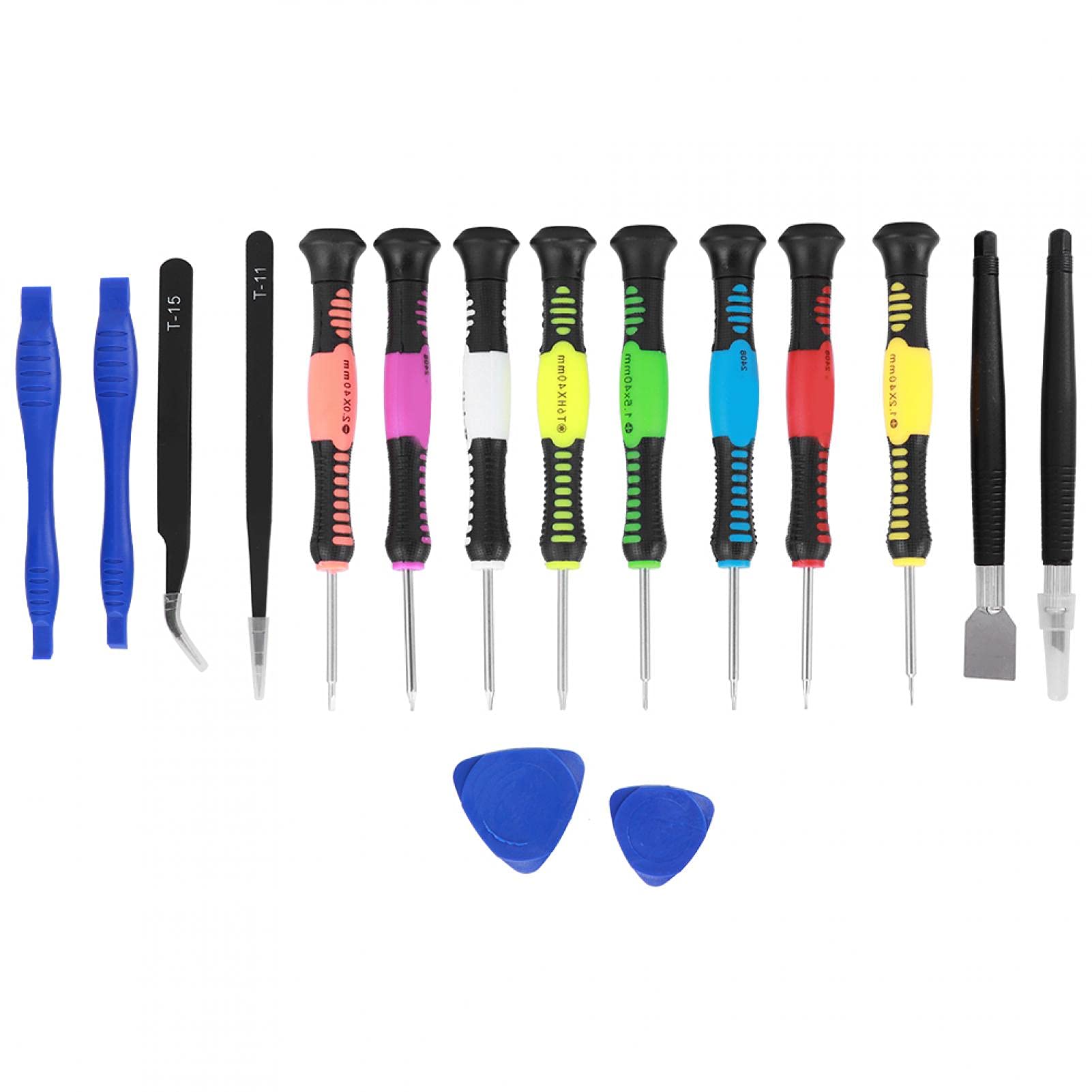 Lightweight Screwdrivers Set, 16pcs Supportmagnetic Supportinsulation Repair Tool Kit Chromean Alloy Steel for Smart Phone