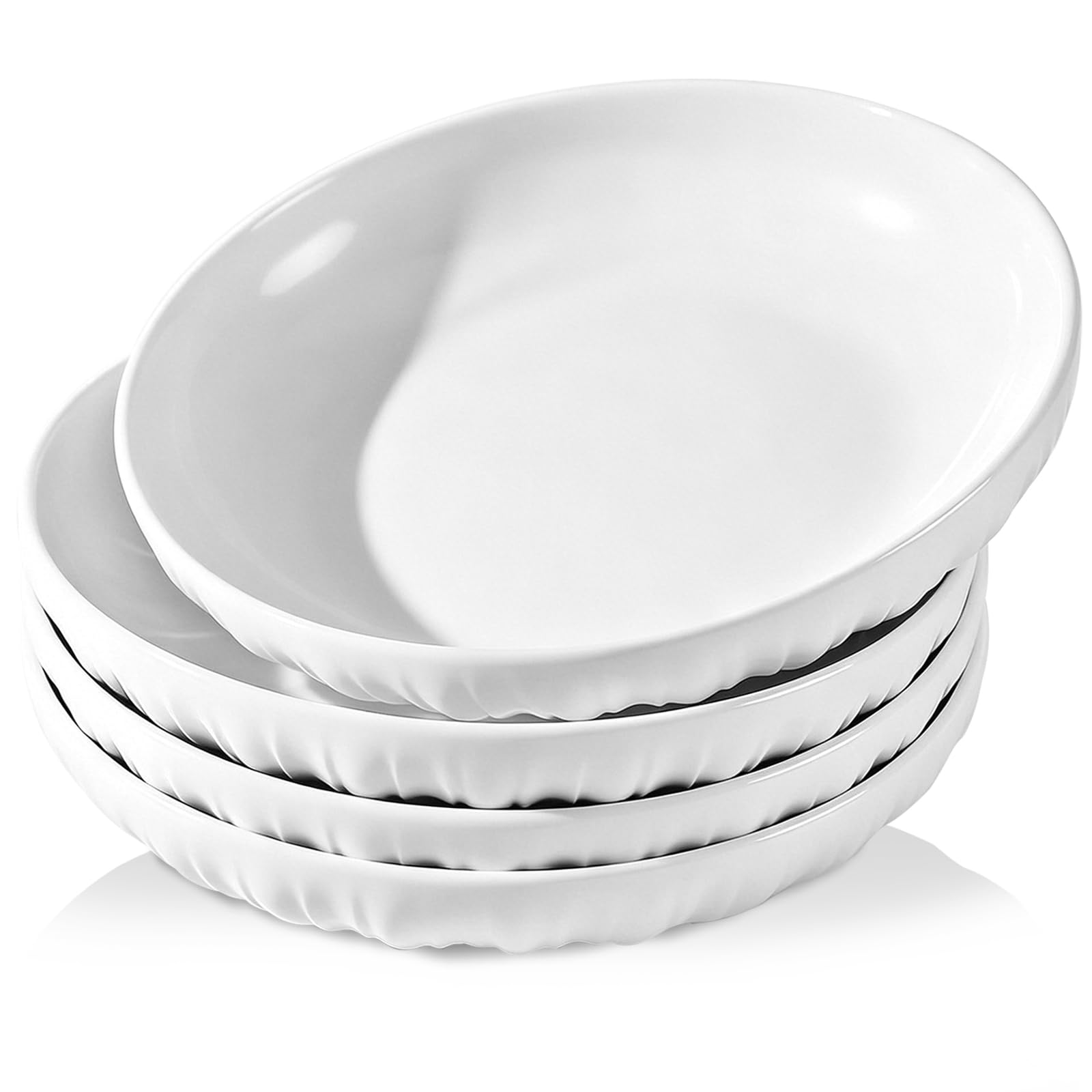Houbobo Pasta Bowls, 8 Inch Large Ceramic Salad Bowls Soup Bowls