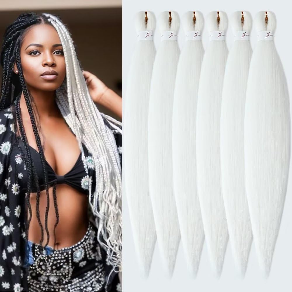 YDDM Capelli Per Treccine Africane Rosa Extension Treccine Texture Yaki Easy Install per Principianti 20 Pollici 3 Pezzi Capelli Leggeri e Naturali per Box Braids, Twist e Crochet — view 32