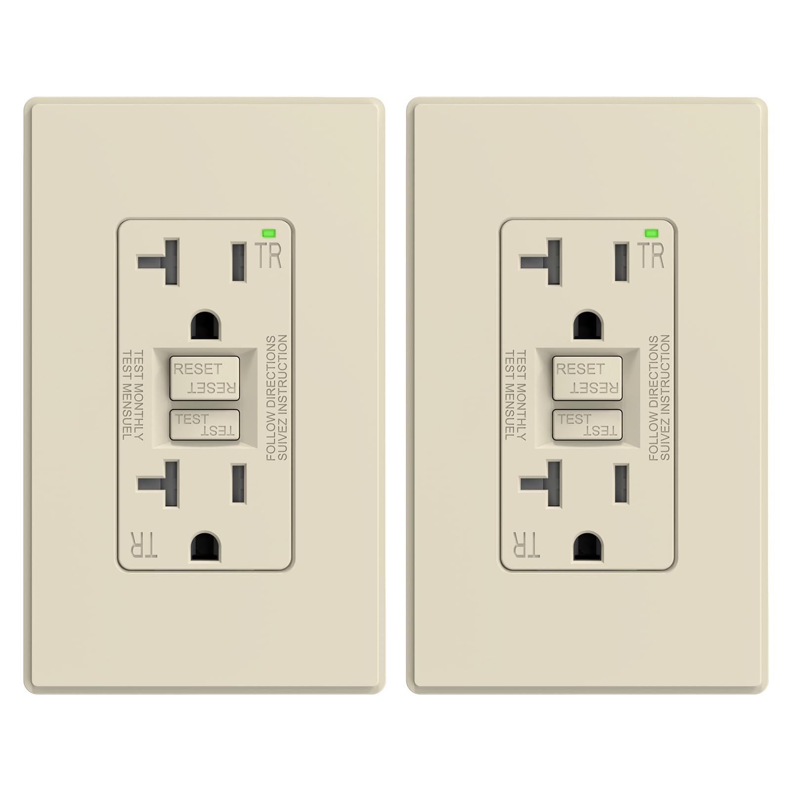 ELEGRP GFCI Outlet - Self-Testing Safety -14