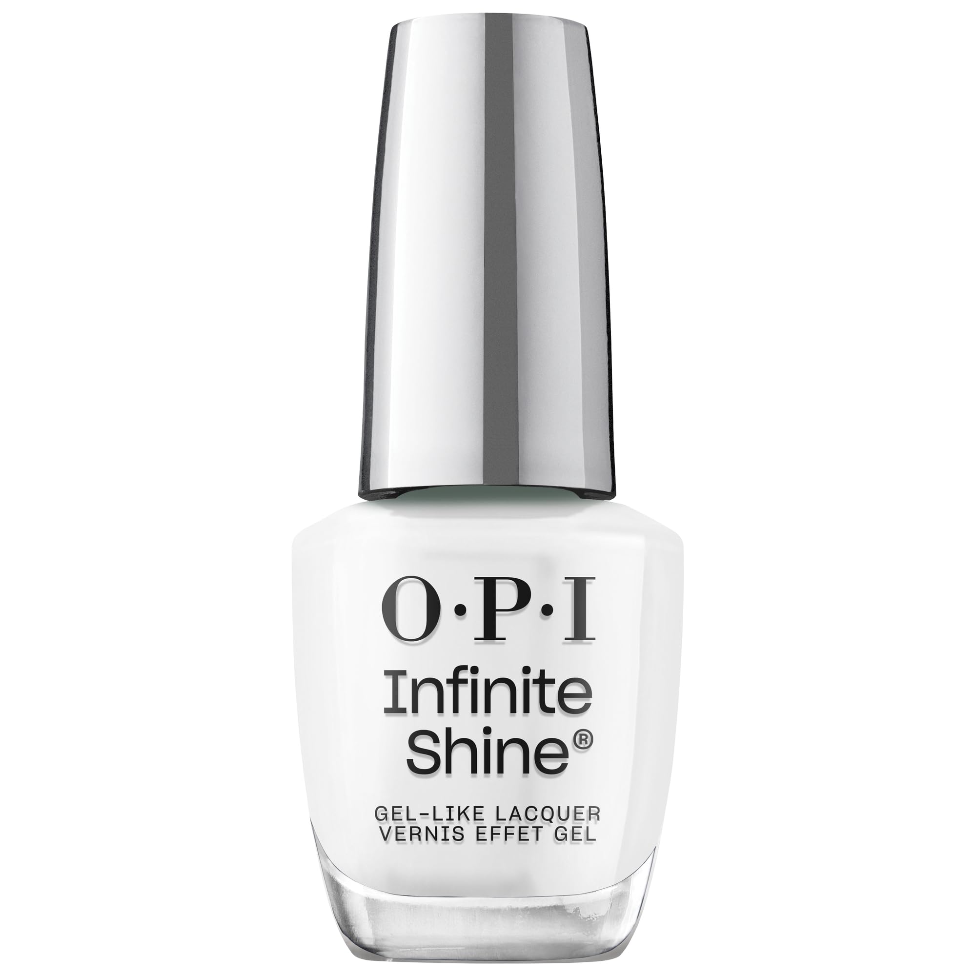 OPI Infinite Shine Weisstöne – vorgehärtete Gel-Technologie ohne UV-Lampe – bis zu 11 Tage Halt – langanhaltender, veganer Nagellack – 15ml