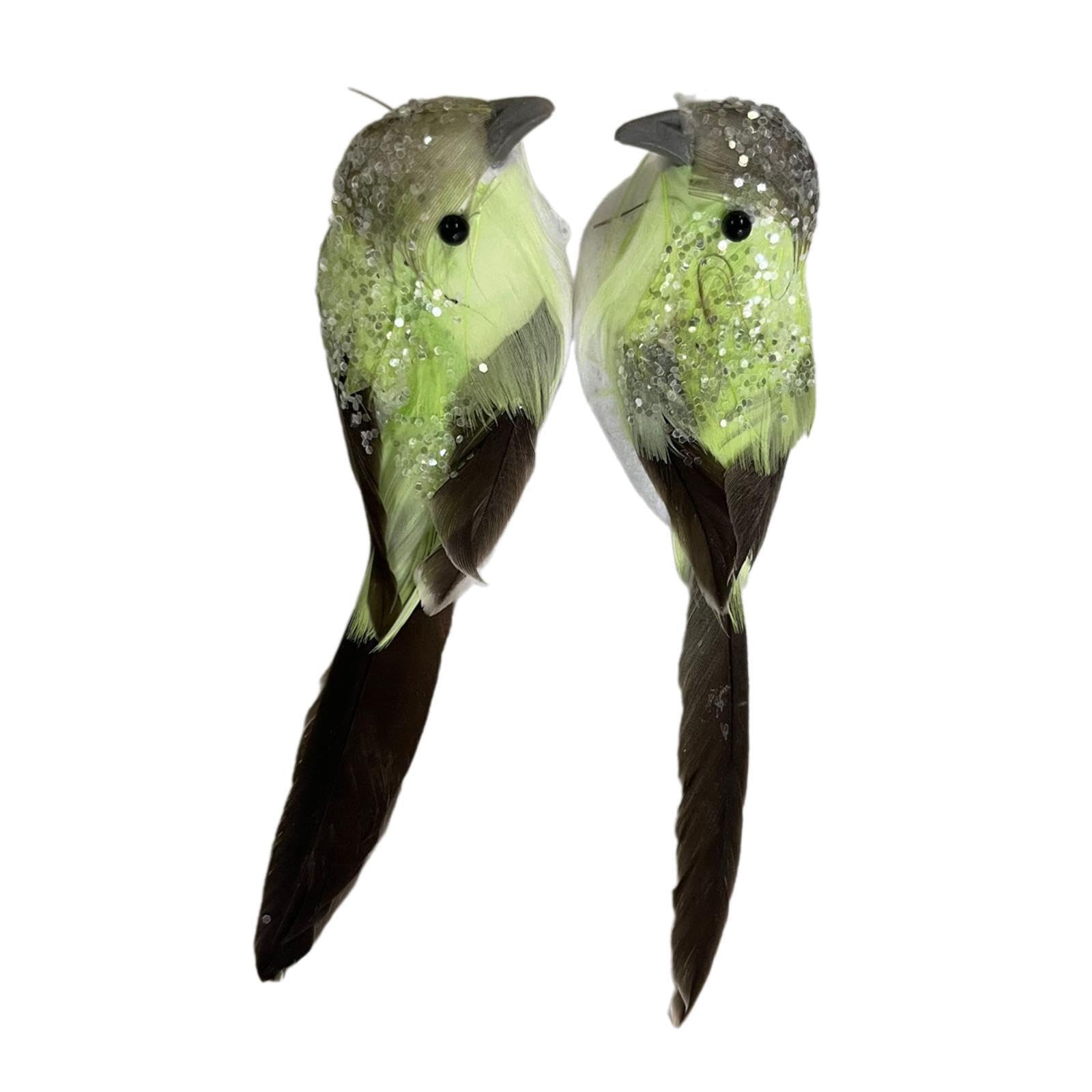 LIXSAZSE Vivid Simulation Birds Ornament Plump Foam Artificial Bird For