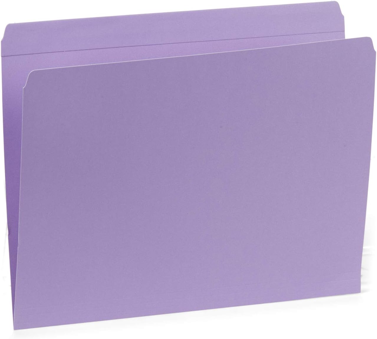 Blue Summit Supplies 100 Straight Cut File Folders, Ocean Tones, Letter Size, Assorted Blue, Green, and Purple Color File Folders, Single Tab, 100 Pack