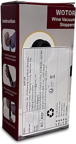 Vista 8 de Tapones de vino al vacío, protector de vino, tapones para bomba de vino, conservador de vino, sellador de botellas reutilizable mantiene el vino